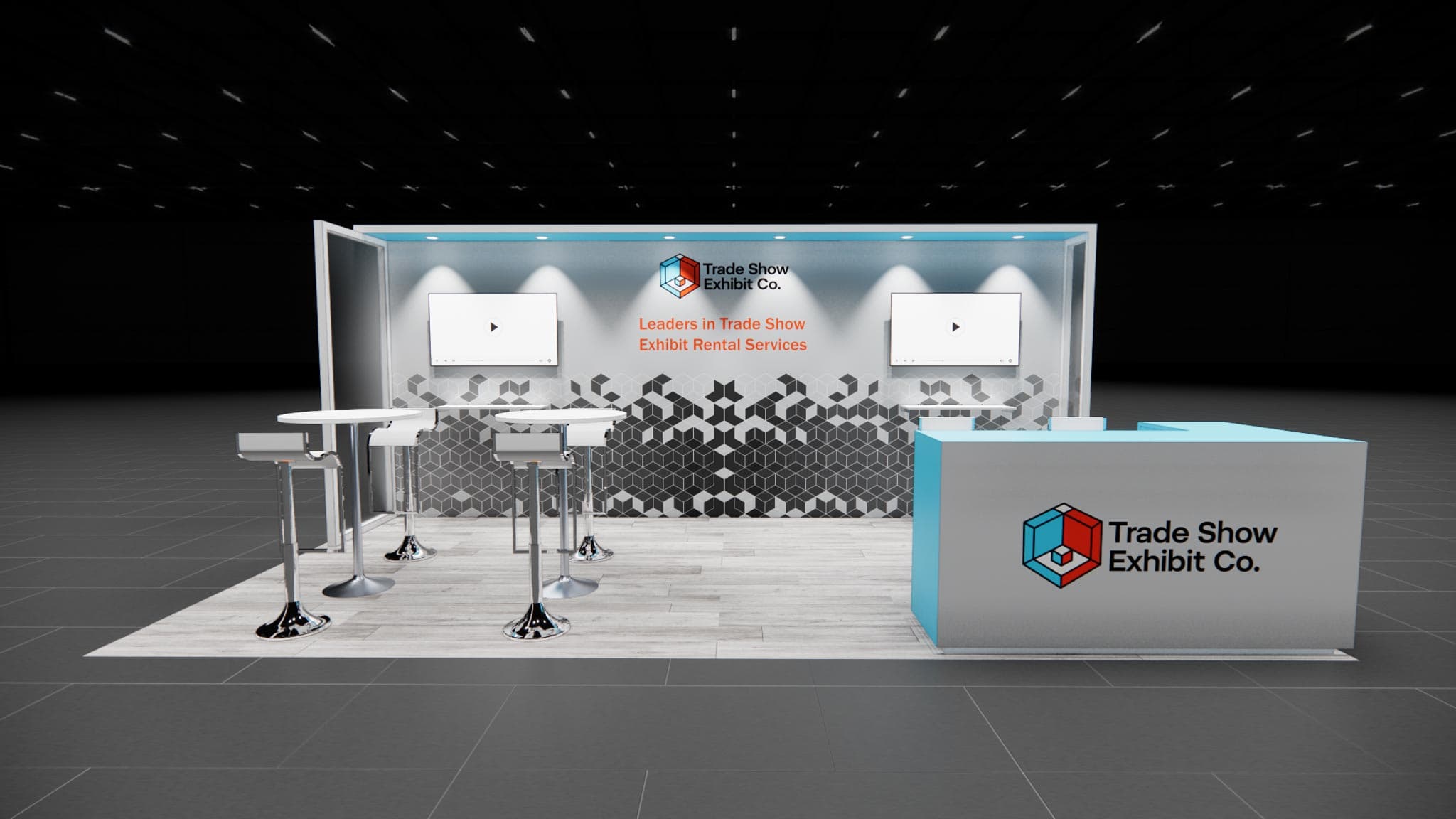 10 x 20 Inline Affordable Exhibit Rental — CES, Las Vegas 10 x 20 Inline Affordable Exhibit Rental — CES, Las Vegas