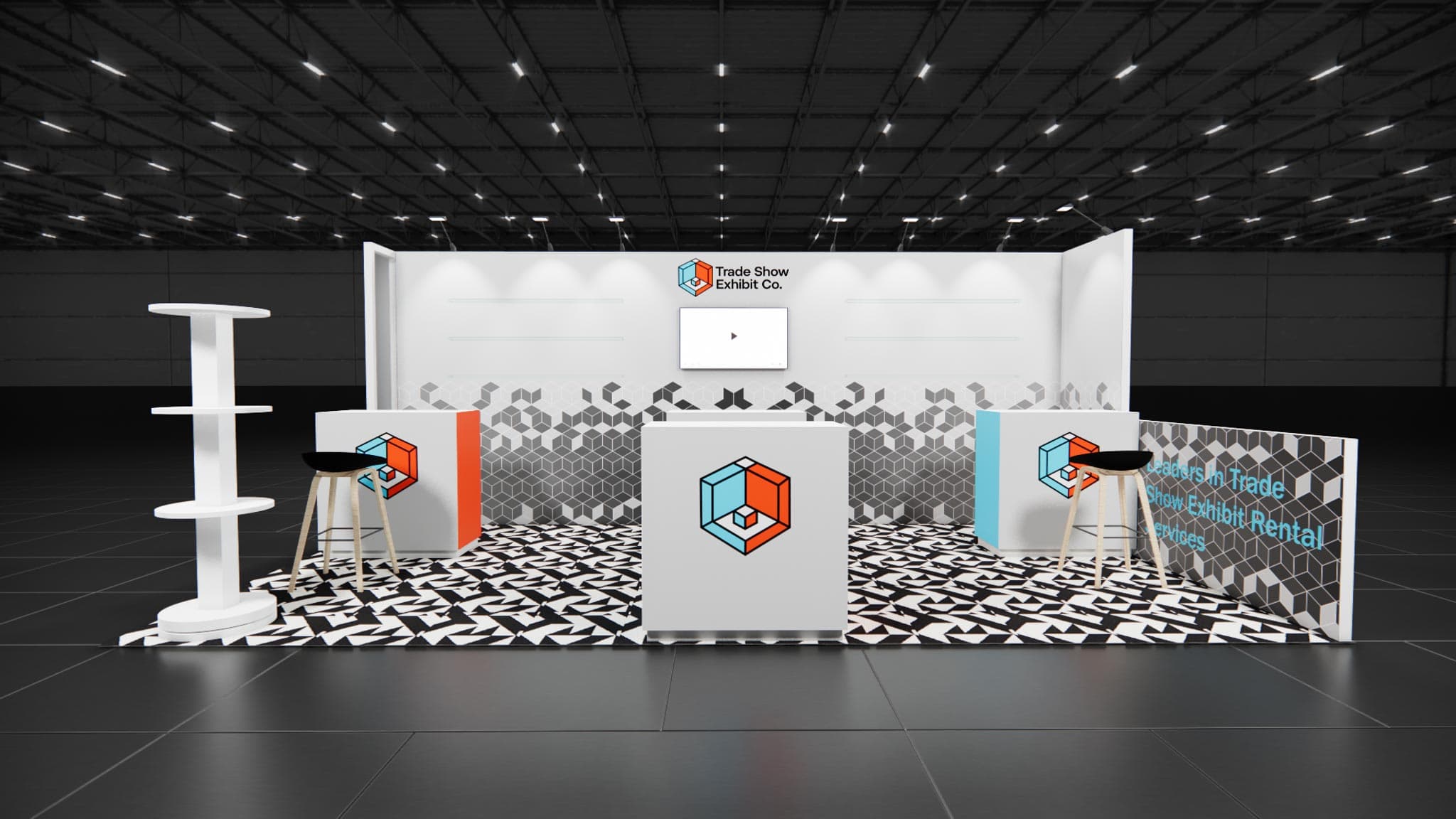 10 x 20 Inline Affordable Exhibit Rental — CES, Las Vegas 10 x 20 Inline Affordable Exhibit Rental — CES, Las Vegas