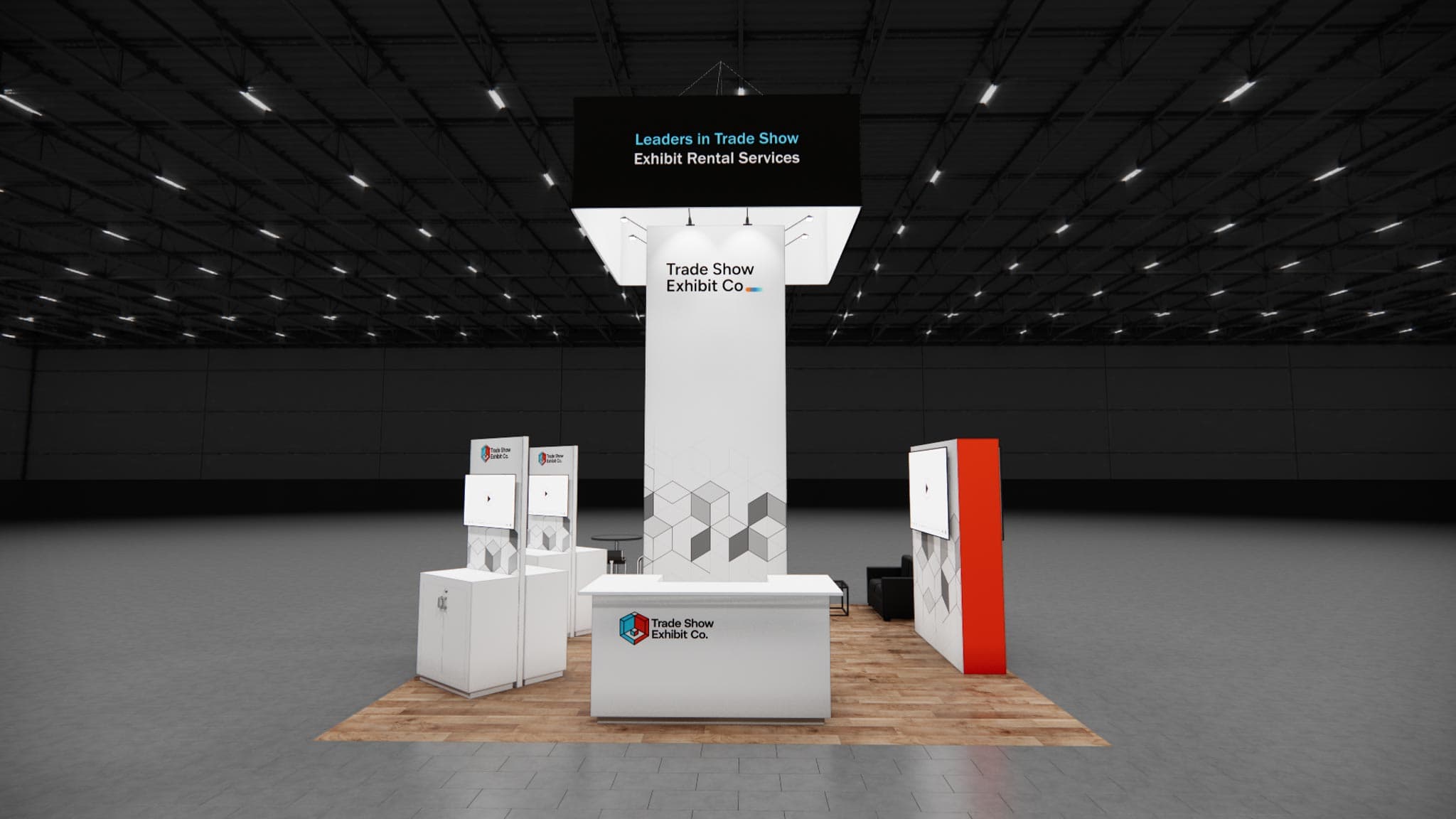 20 x 20 Island Affordable Exhibit Rental — CES, Las Vegas 20 x 20 Island Affordable Exhibit Rental — CES, Las Vegas