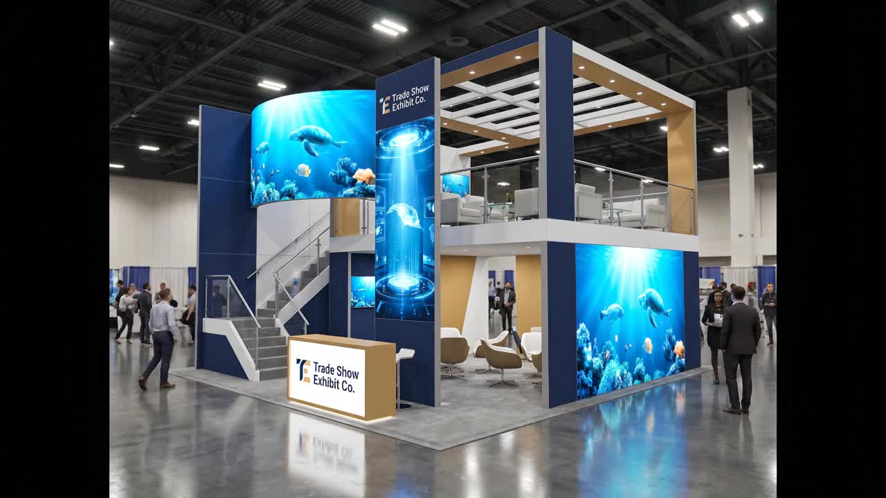 Double-Deck Exhibit Rental — PACK EXPO International, Chicago