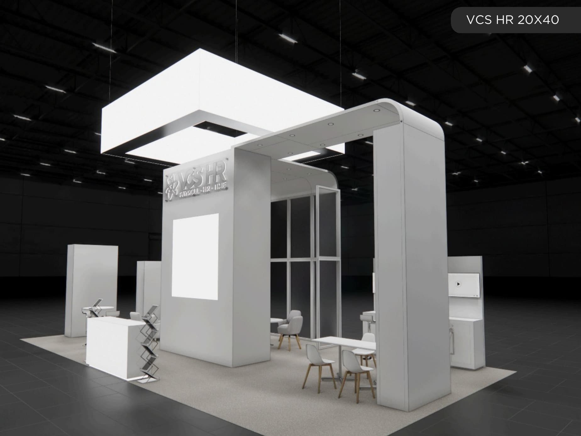 20 x 40 Island Exhibit Rental — NAB Show, Las Vegas