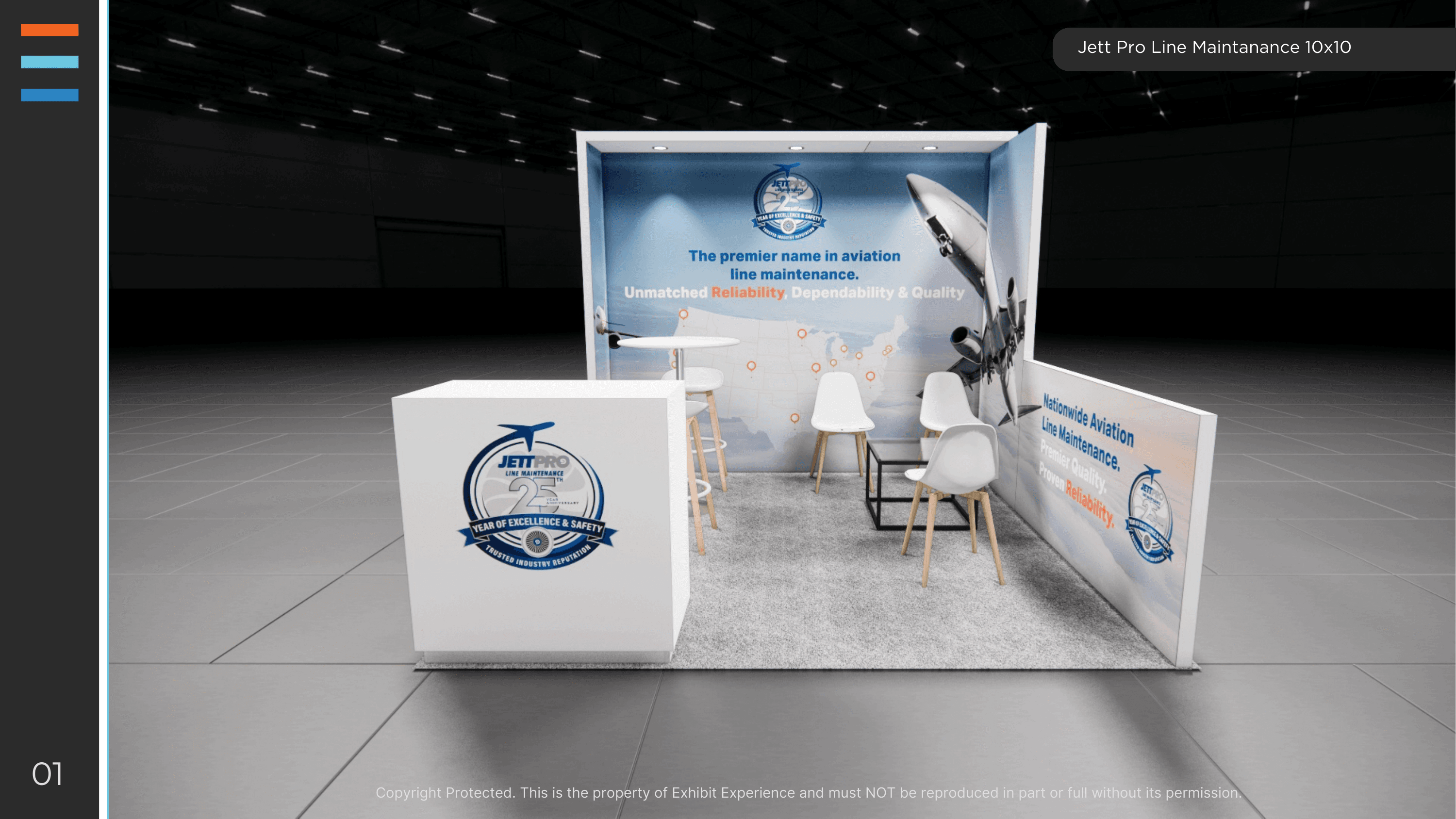 10 x 10 Inline Affordable Exhibit Rental — NAB Show, Las Vegas 10 x 10 Inline Affordable Exhibit Rental — NAB Show, Las Vegas