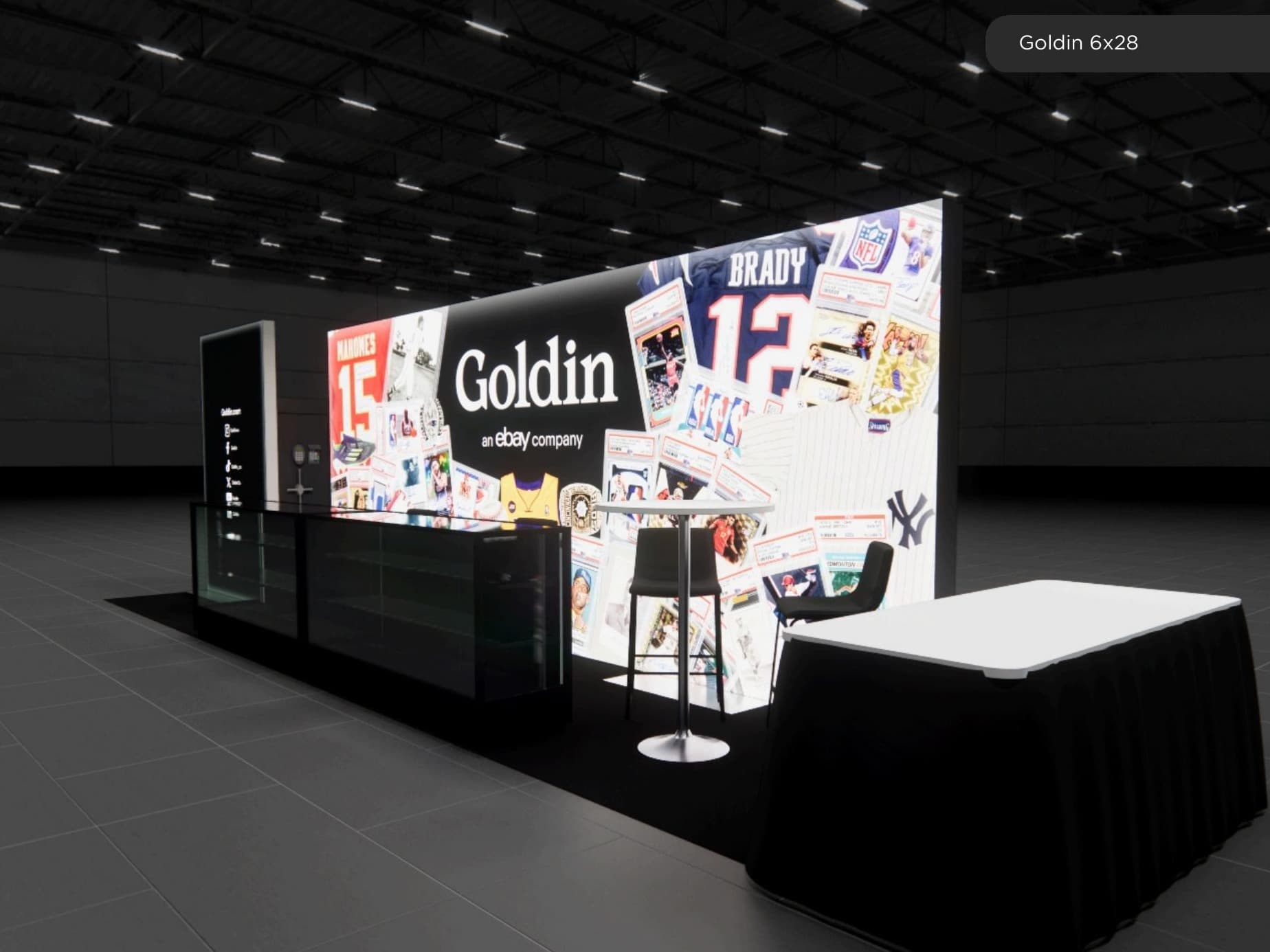 6 x 28 Inline Exhibit Rental — LDI Show, Las Vegas