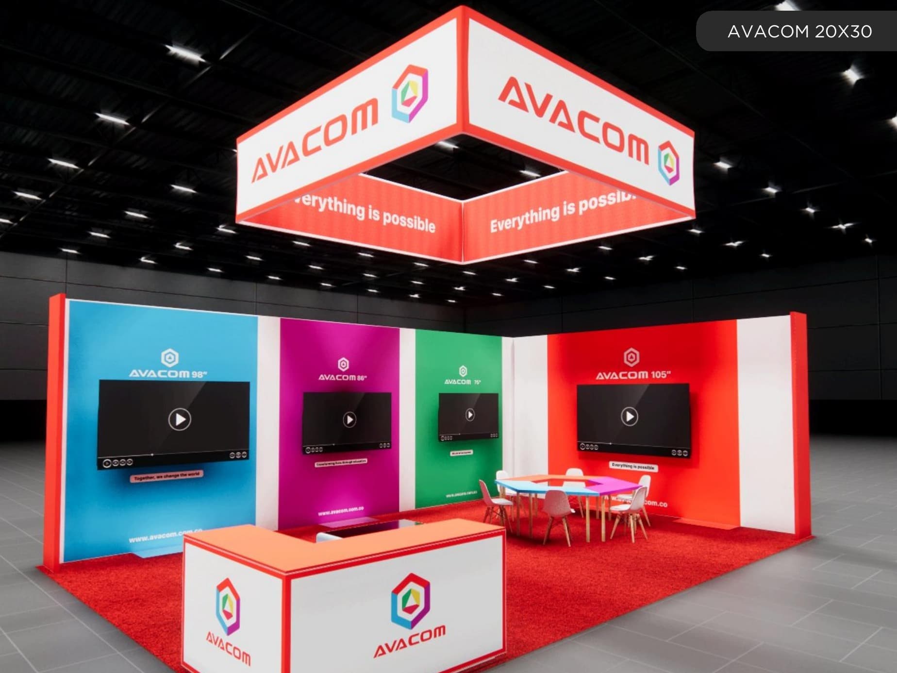 20 x 30 Island Exhibit Rental — SEMA Show, Las Vegas
