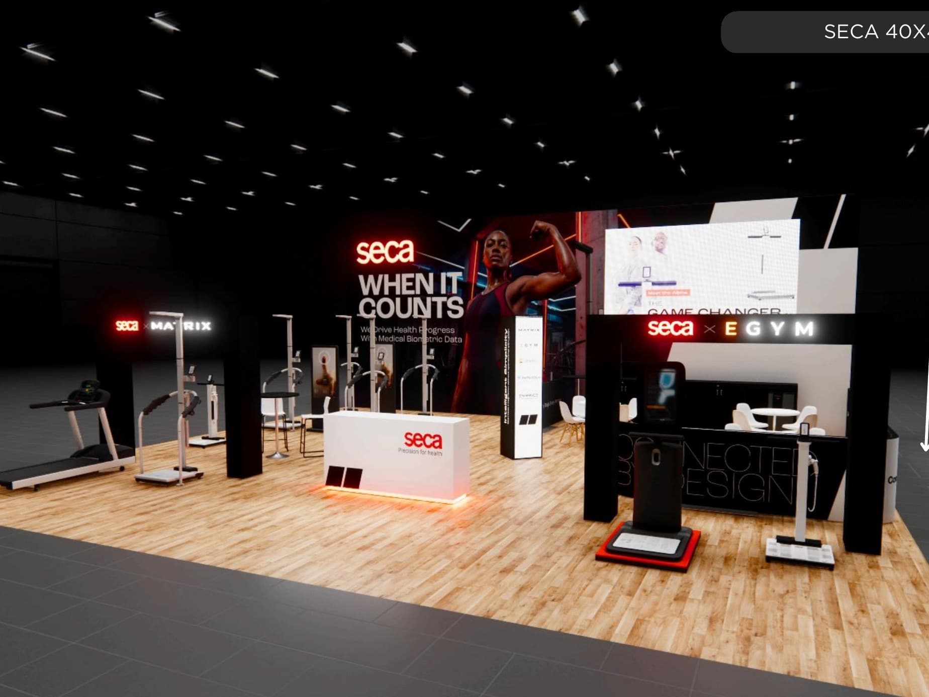 40 x 40 Island Exhibit Rental — SEMA Show, Las Vegas