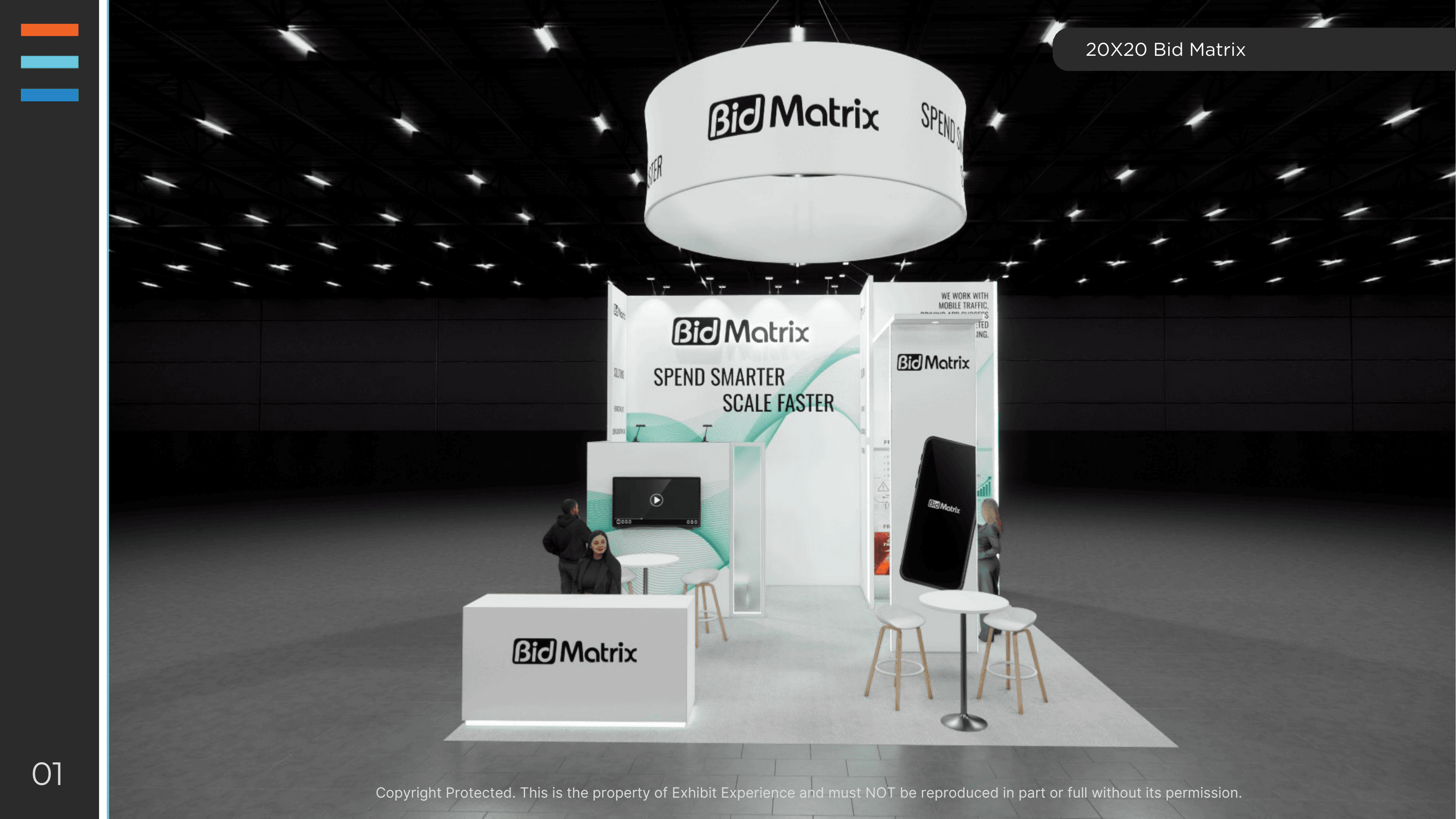 20 x 20 Inline Affordable Exhibit Rental — SEMA Show, Las Vegas 20 x 20 Inline Affordable Exhibit Rental — SEMA Show, Las Vegas