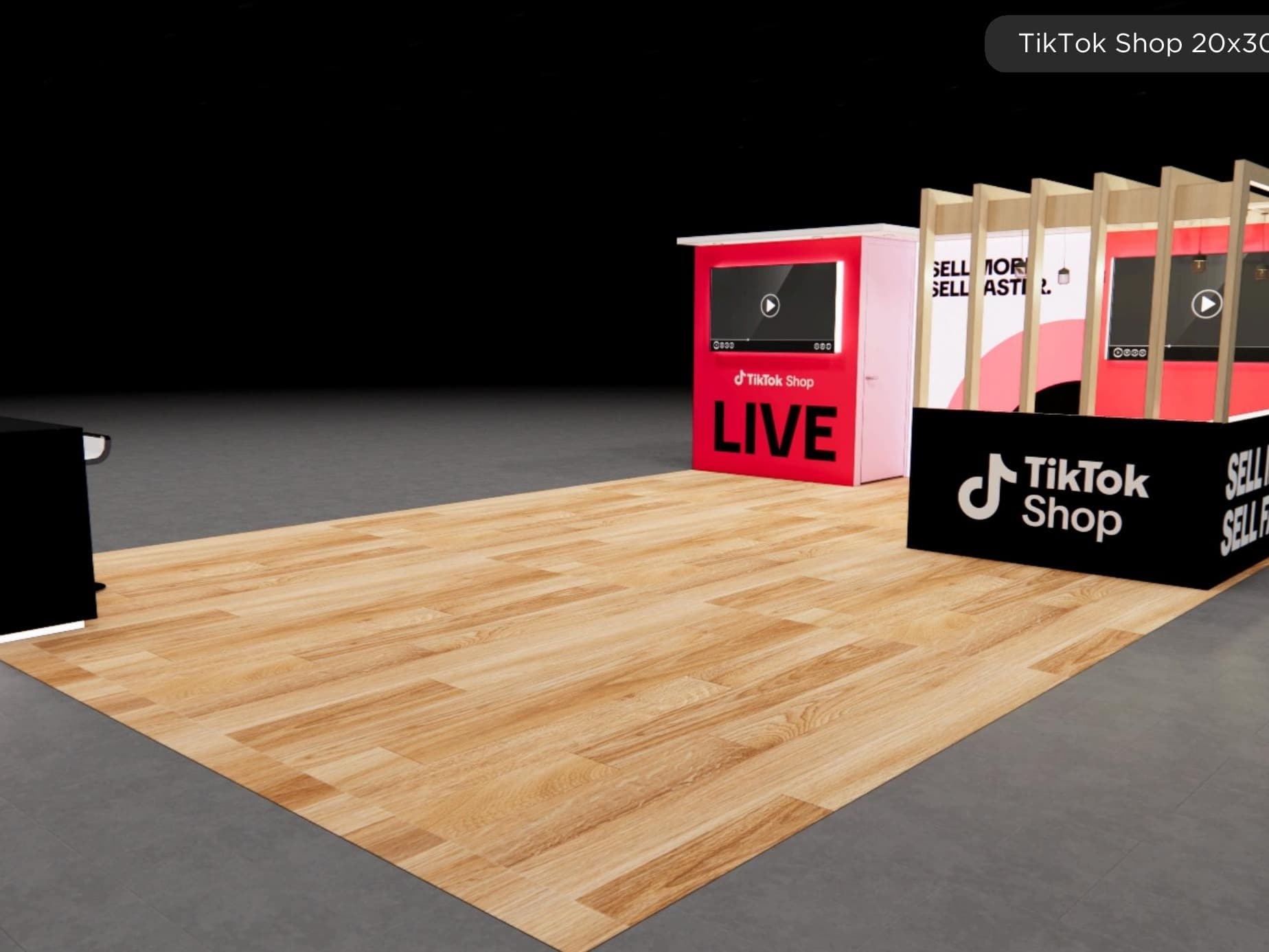 20 x 30 Island Exhibit Rental — CES, Las Vegas