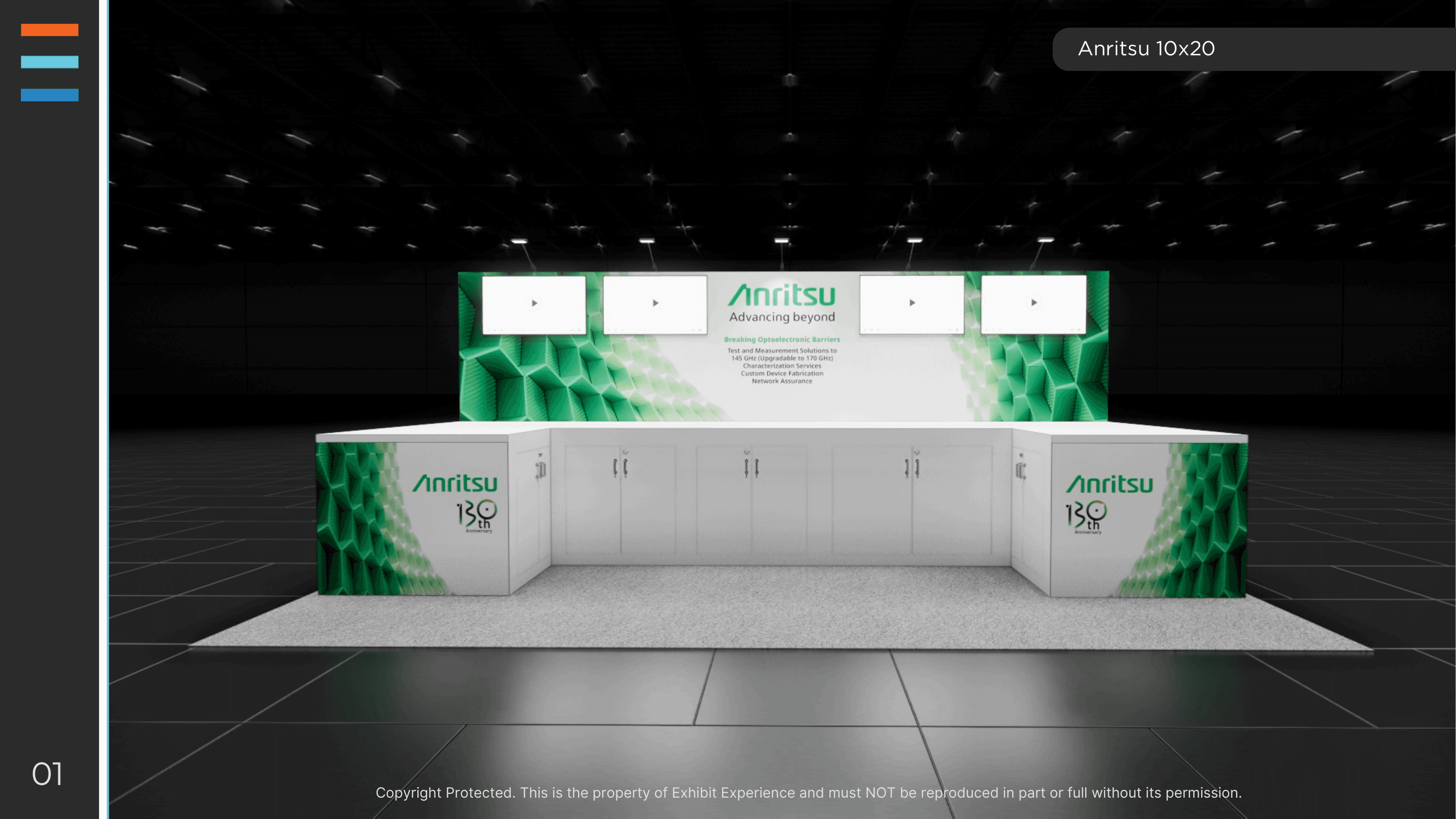 10 x 20 Inline Affordable Exhibit Rental — NAB Show, Las Vegas 10 x 20 Inline Affordable Exhibit Rental — NAB Show, Las Vegas