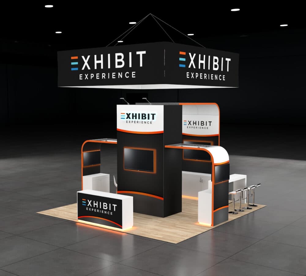 20 x 20 Inline Affordable Exhibit Rental — G2E, Las Vegas