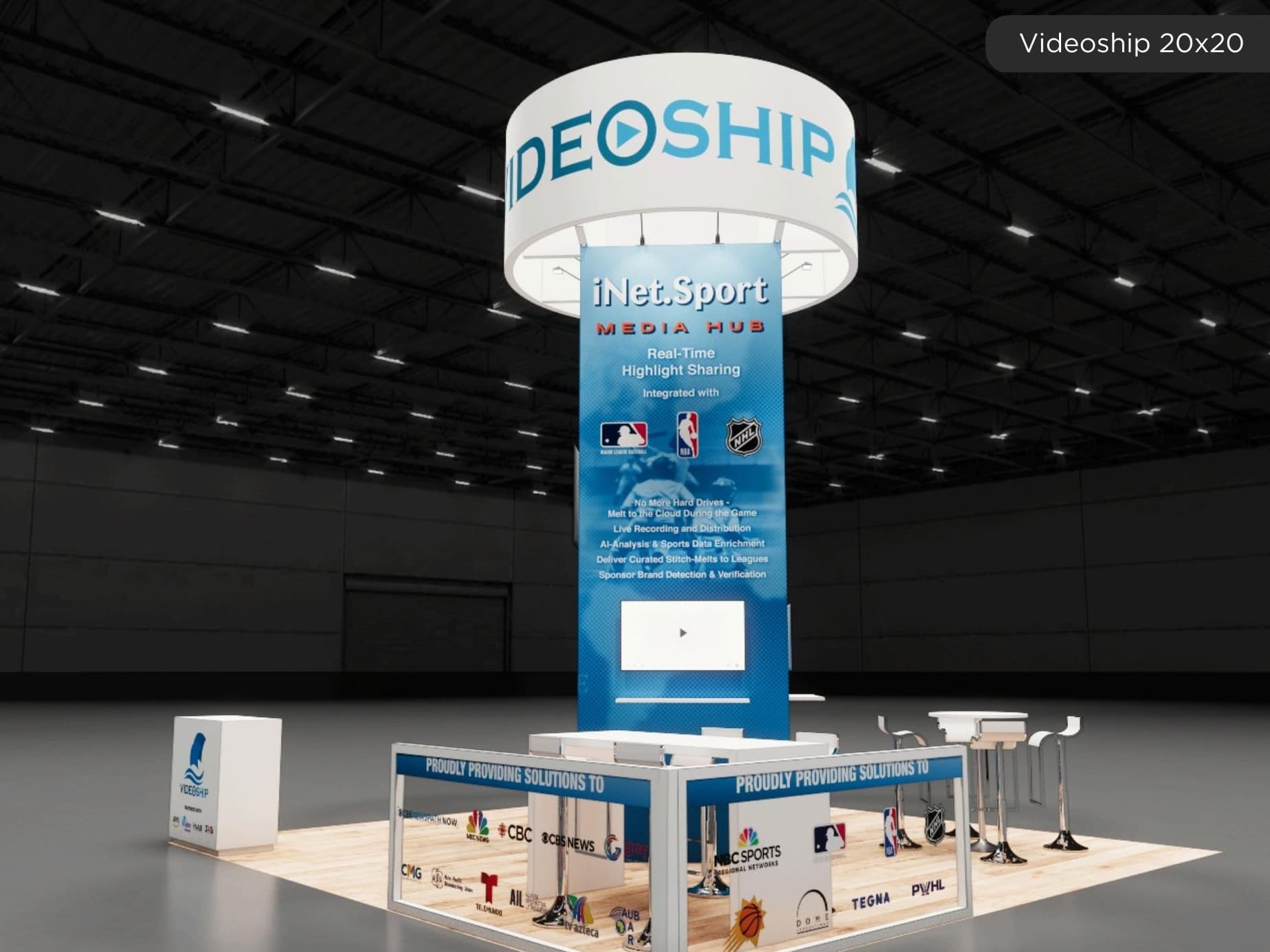 20 x 20 Inline Affordable Exhibit Rental — SEMA Show, Las Vegas 20 x 20 Inline Affordable Exhibit Rental — SEMA Show, Las Vegas