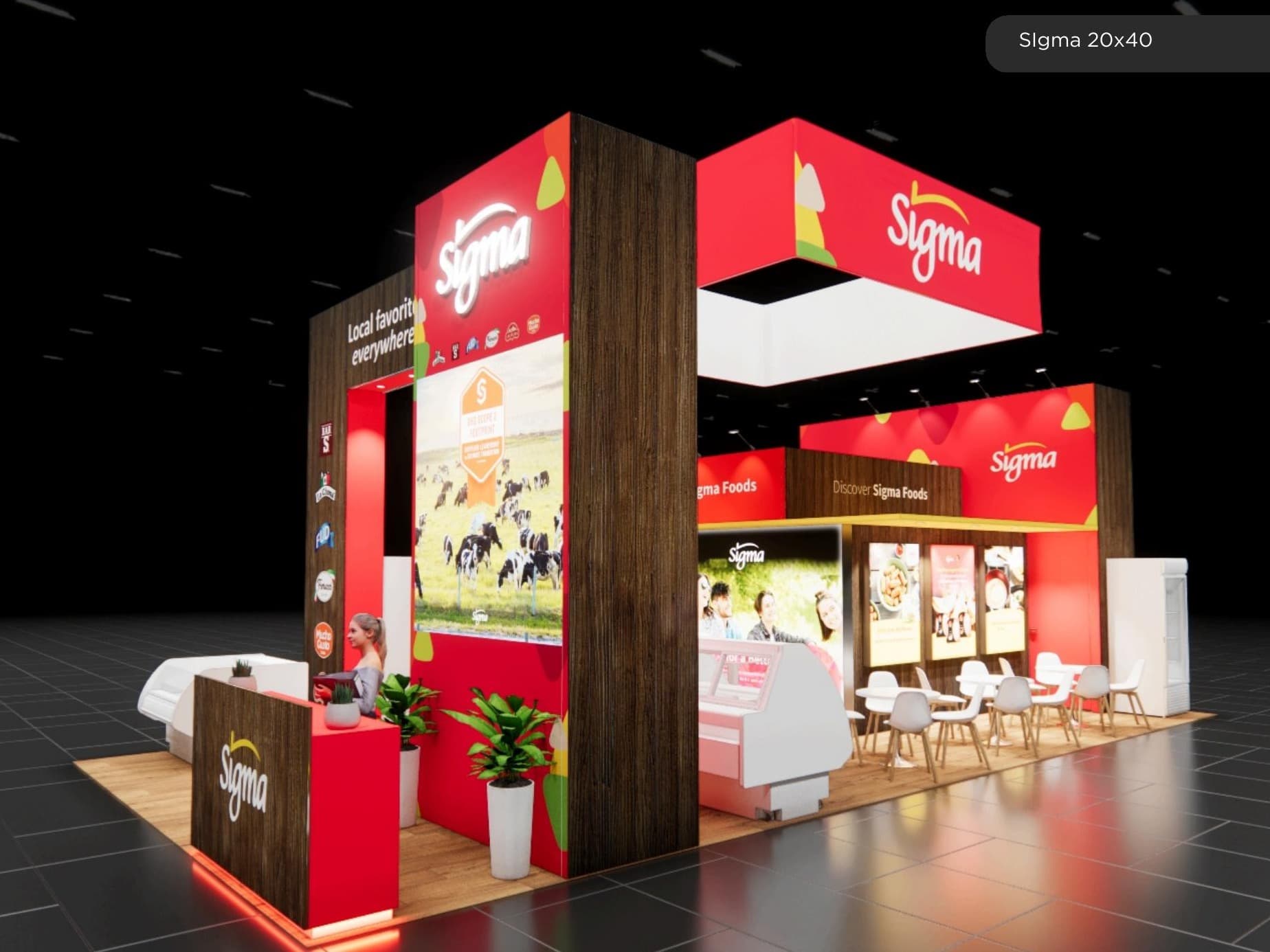 20 x 40 Island Exhibit Rental — IAAPA Expo, Orlando