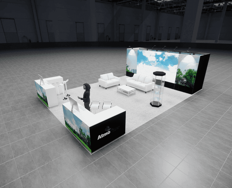 20 x 30 Island Exhibit Rental — SEMA Show, Las Vegas