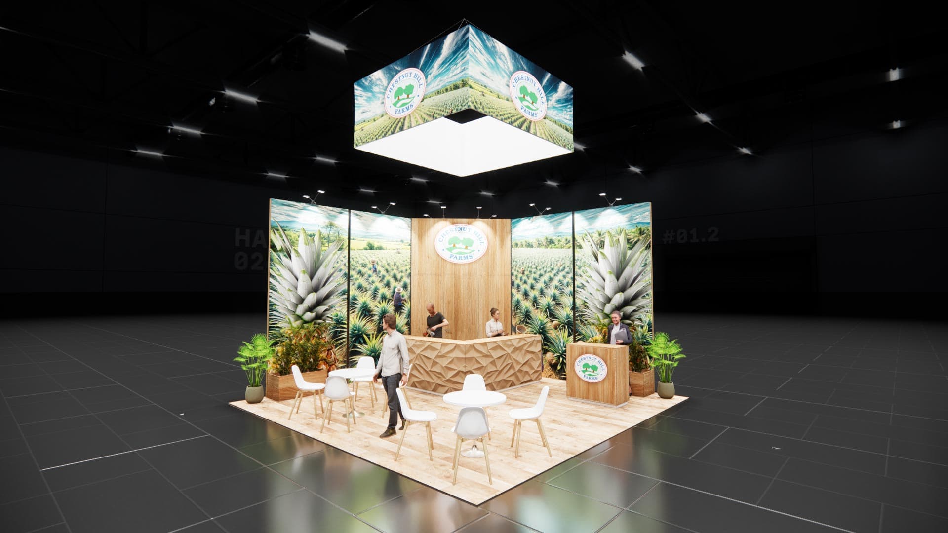 20 x 20 Island Exhibit Rental — Global Pet Expo, Orlando