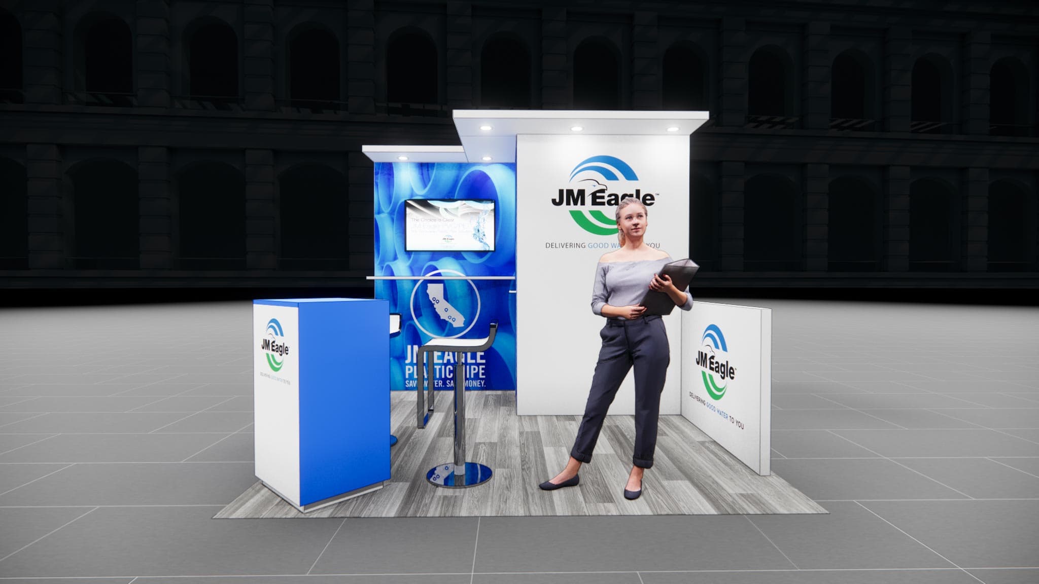 10 x 10 Inline Exhibit Rental — CES, Las Vegas