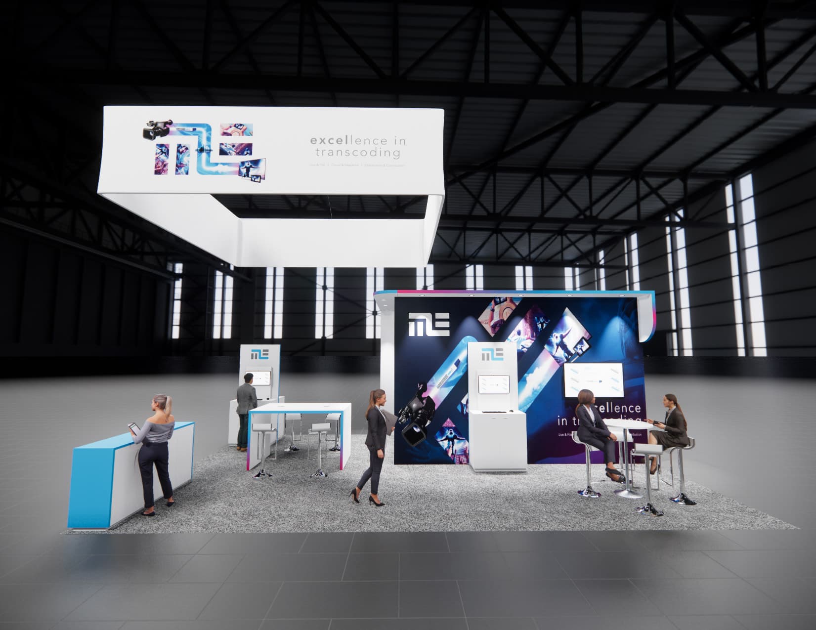 20 x 30 Island Exhibit Rental — OTC, Houston