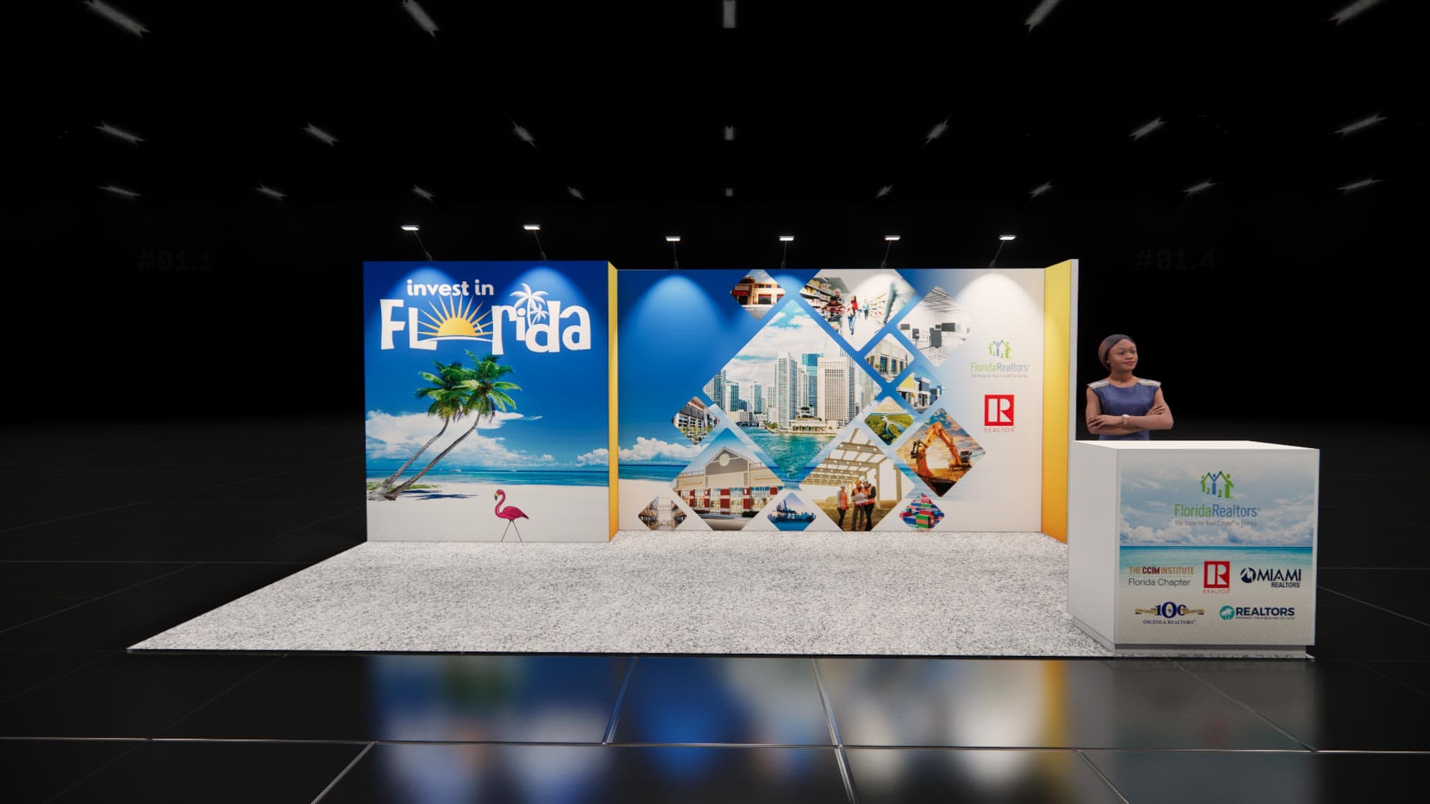 10 x 20 Inline Exhibit Rental — SHOT Show, Las Vegas
