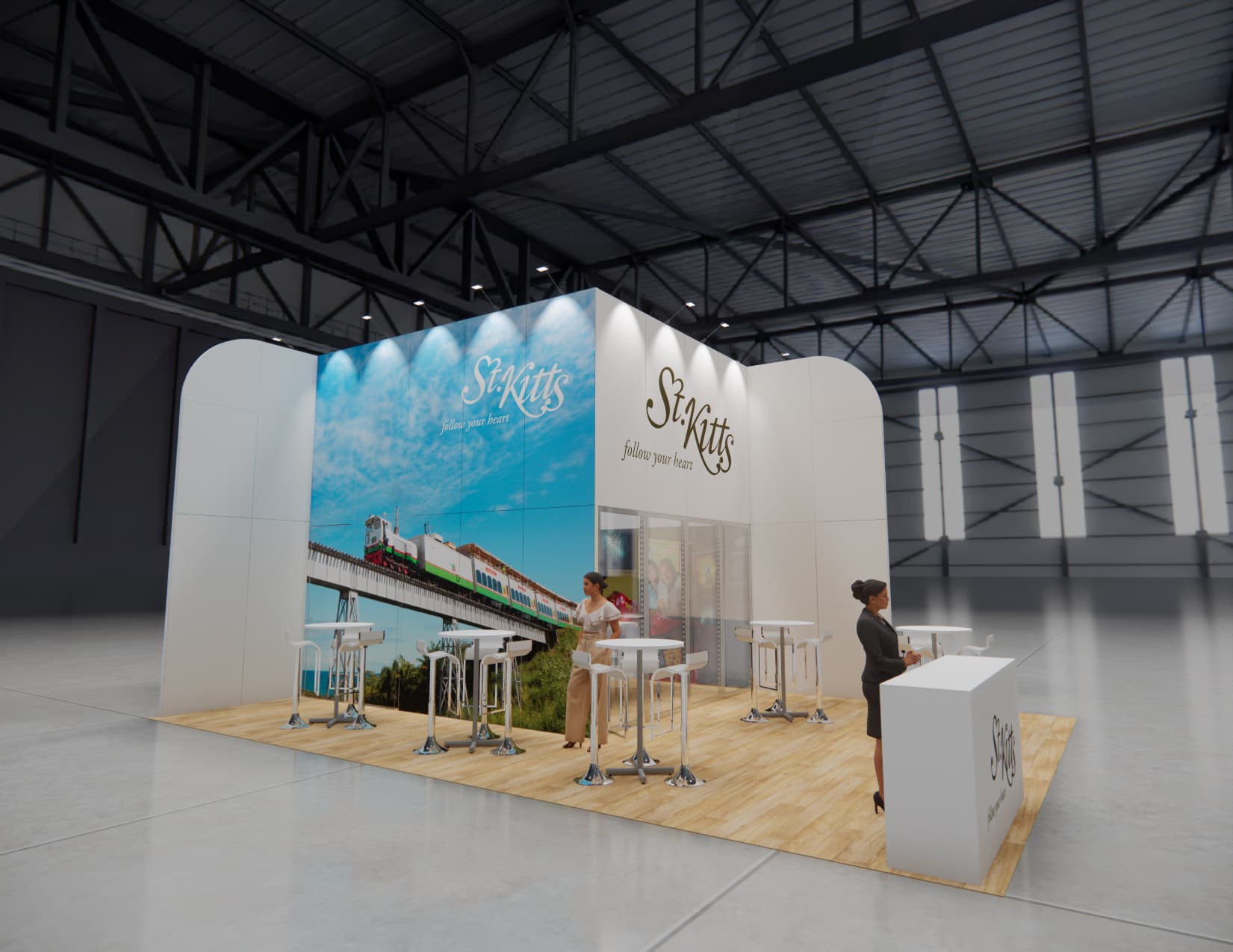 20 x 30 Island Exhibit Rental — PACK EXPO Las Vegas, Las Vegas
