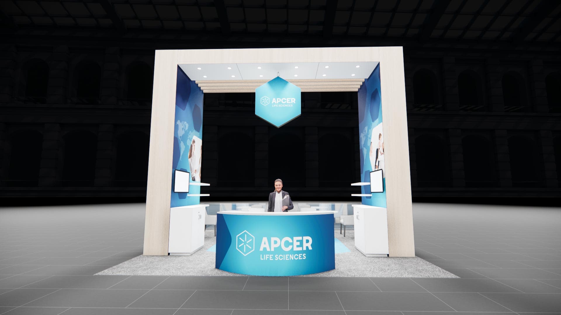 20 x 20 Island Exhibit Rental — IAAPA Expo, Orlando
