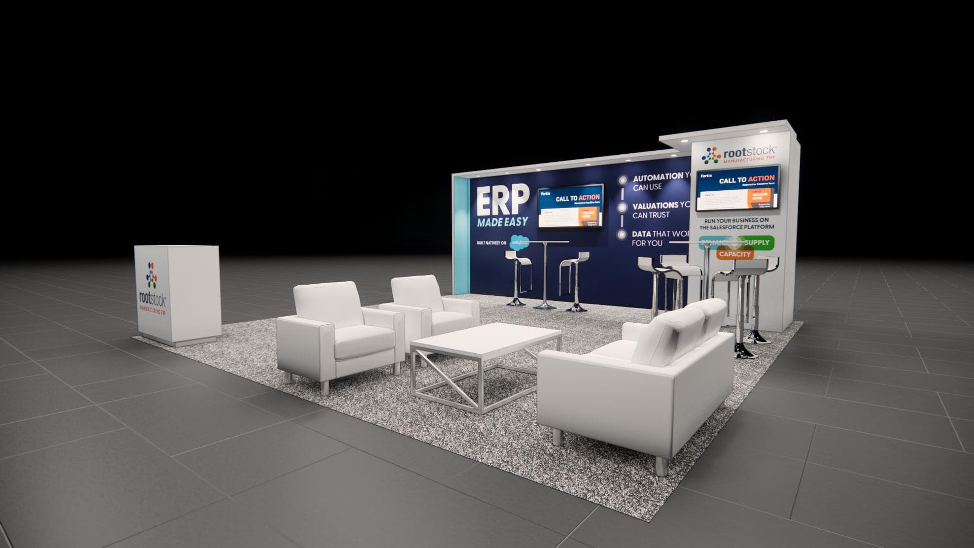 20 x 20 Island Exhibit Rental — Global Pet Expo, Orlando