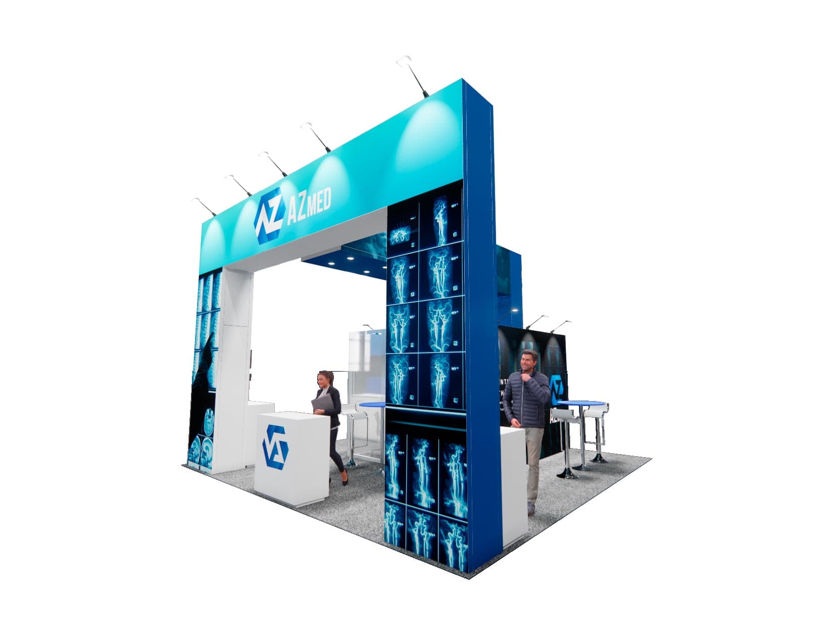 20 x 20 Island Exhibit Rental — Global Pet Expo, Orlando