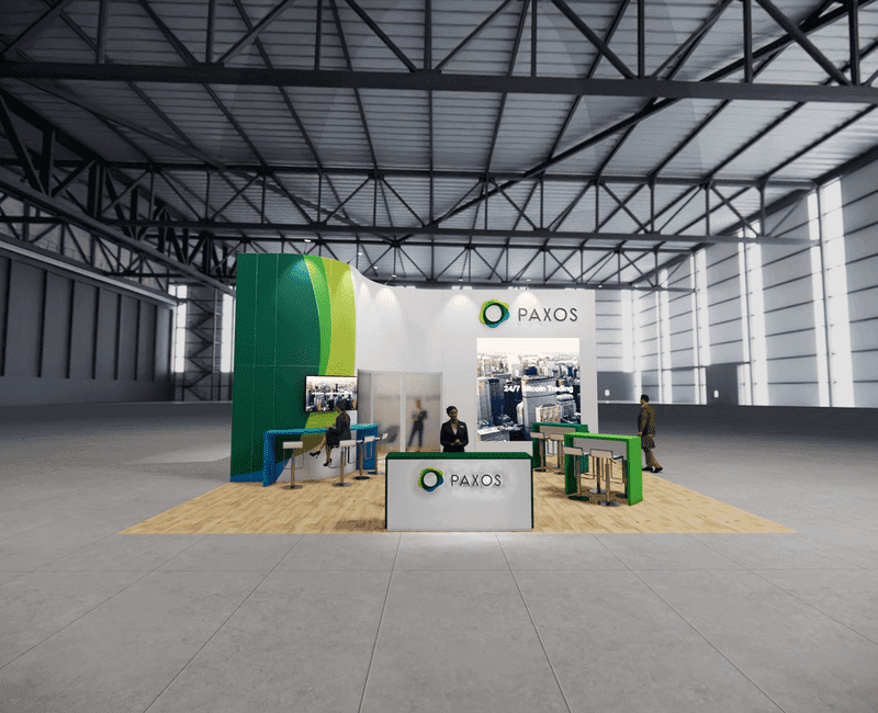 30 x 30 Island Exhibit Rental — NAB Show, Las Vegas