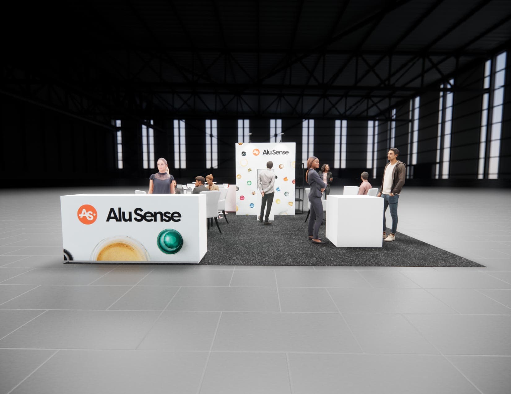 20 x 20 Island Exhibit Rental — MODEX, Atlanta