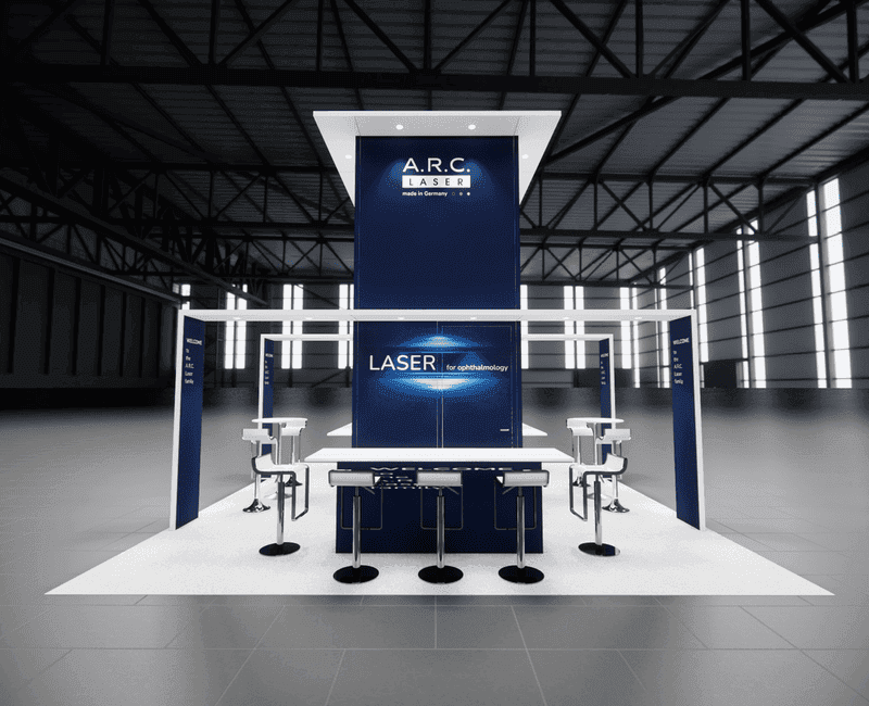 20 x 20 Island Exhibit Rental — HR Technology Conference, Las Vegas