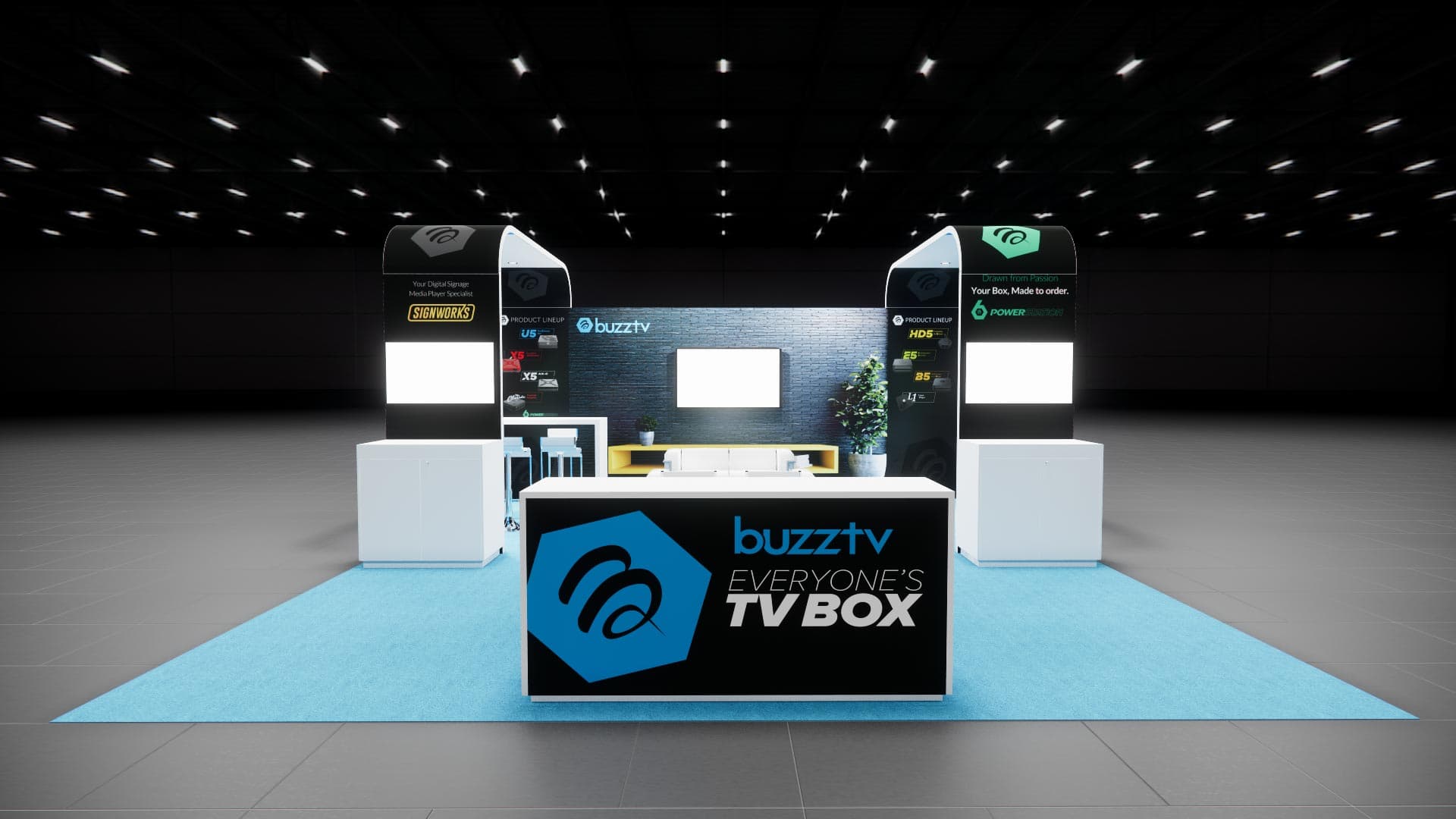20 x 20 Island Exhibit Rental — IAAPA Expo, Orlando