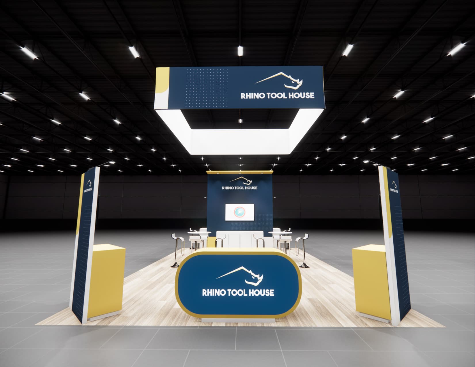 20 x 30 Island Exhibit Rental — SEMA Show, Las Vegas