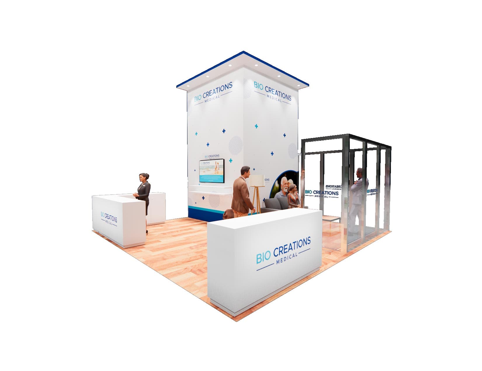 20 x 20 Island Exhibit Rental — Global Pet Expo, Orlando