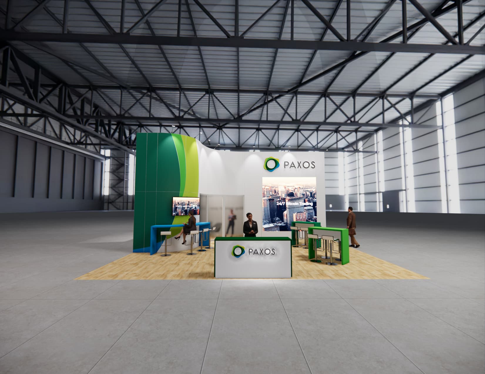 30 x 30 Island Exhibit Rental — MODEX, Atlanta