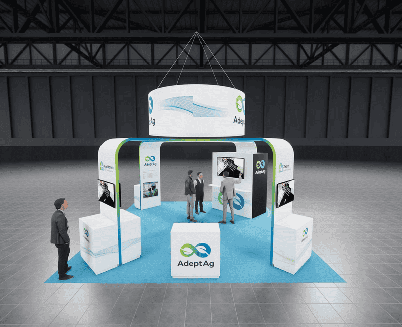 20 x 20 Island Exhibit Rental — Global Pet Expo, Orlando