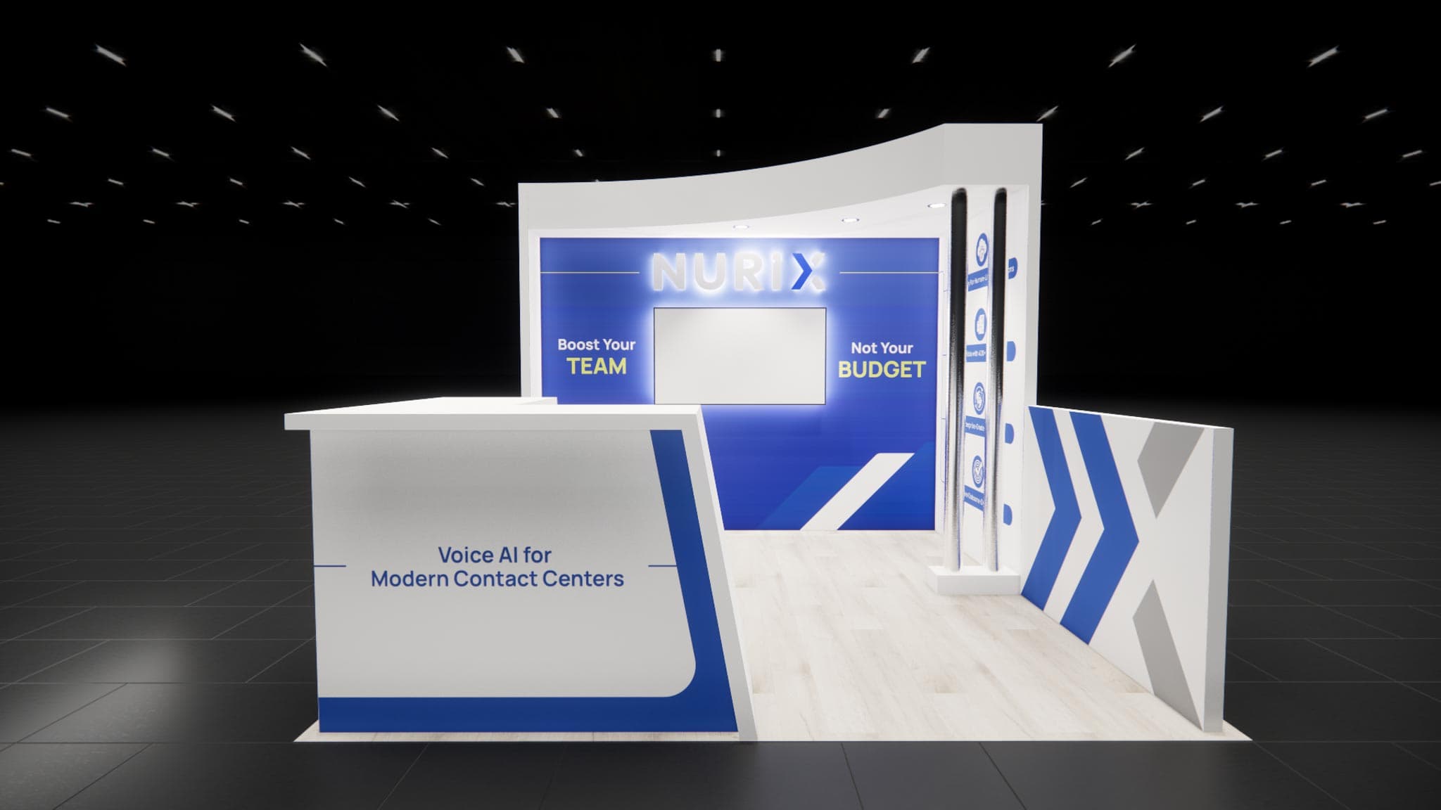 10 x 10 Inline Exhibit Rental — Coverings, Orlando