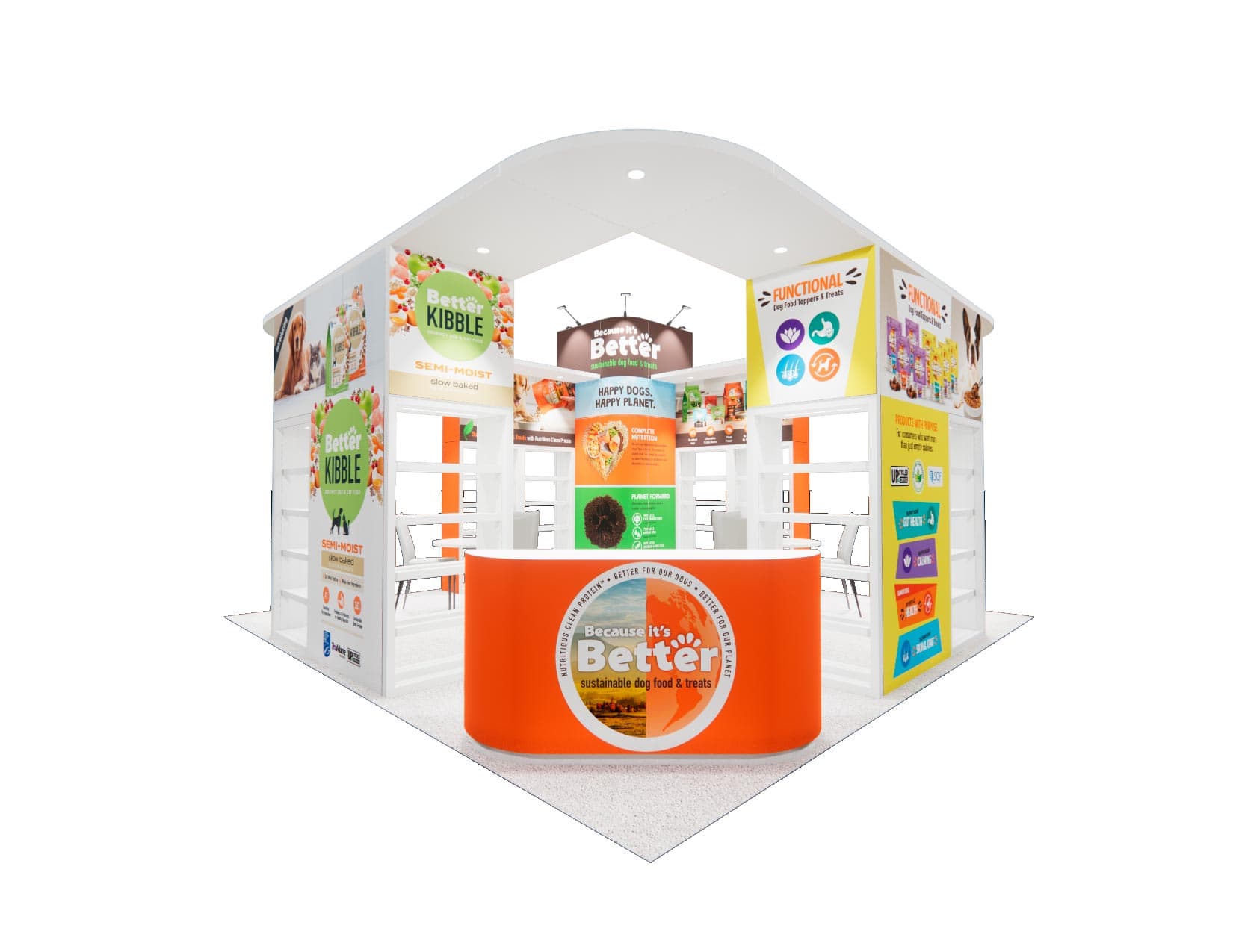 20 x 20 Island Exhibit Rental — IAAPA Expo, Orlando