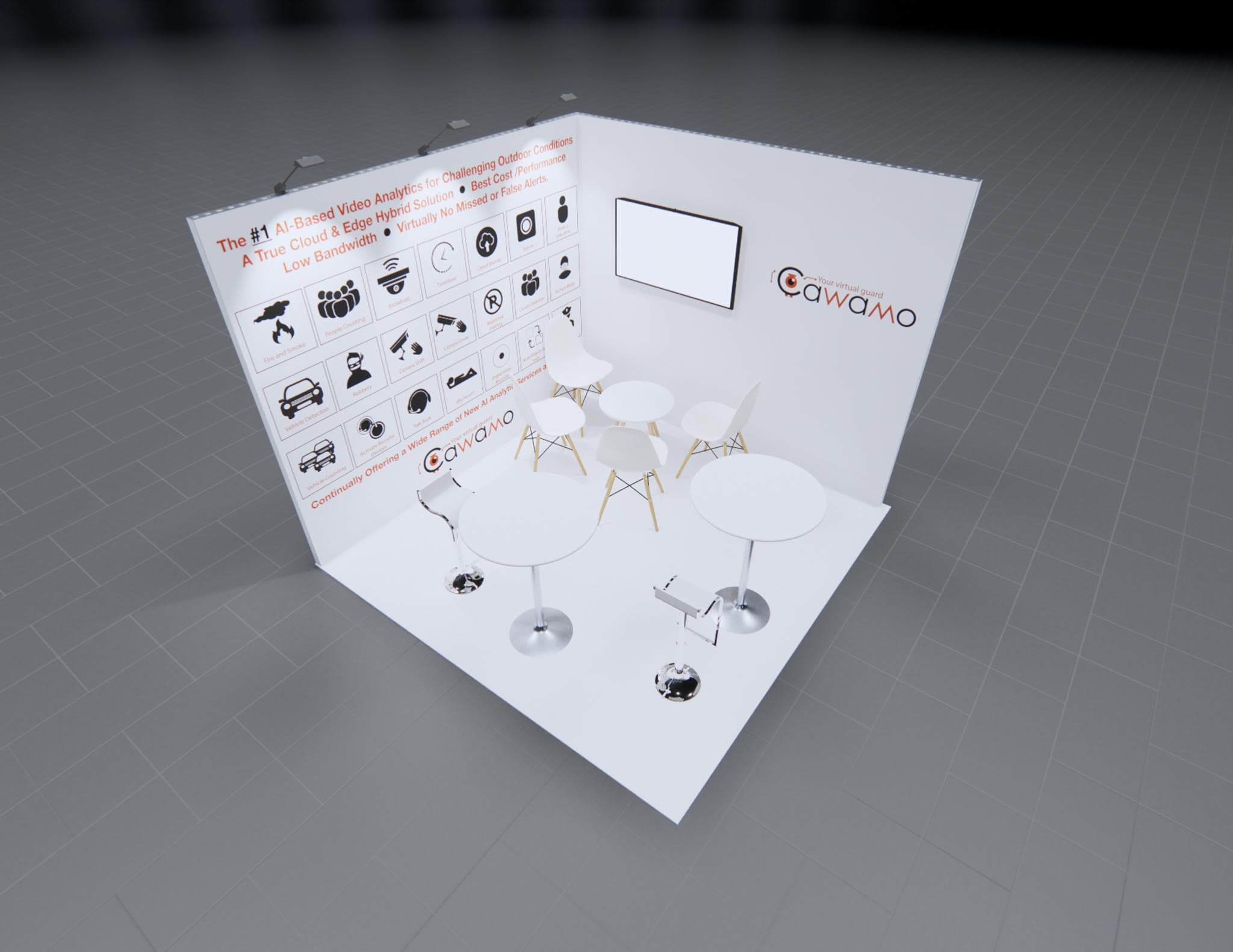 10 x 10 Inline Exhibit Rental — SHOT Show, Las Vegas