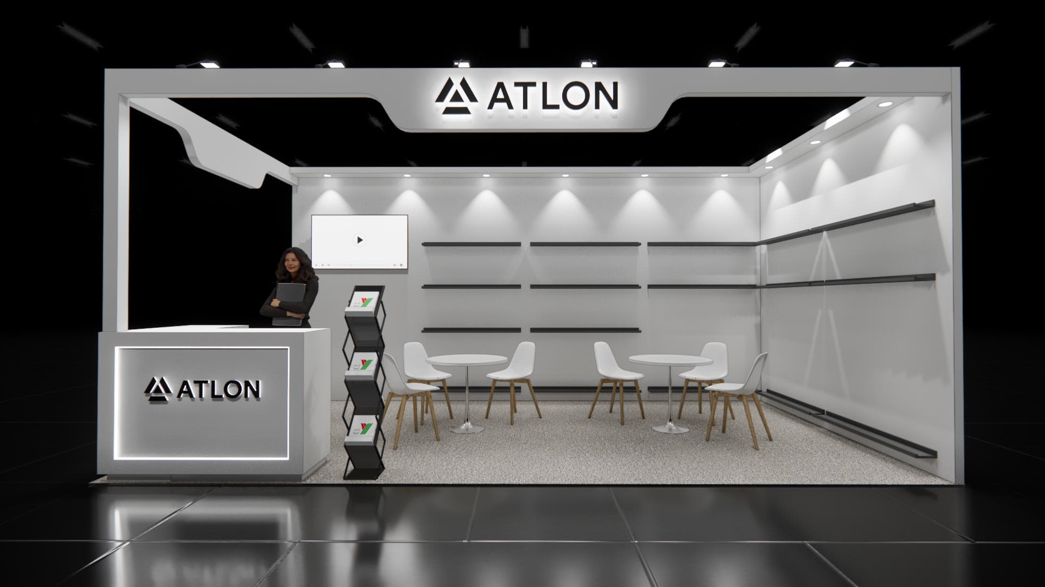 10 x 20 Inline Exhibit Rental — OTC, Houston