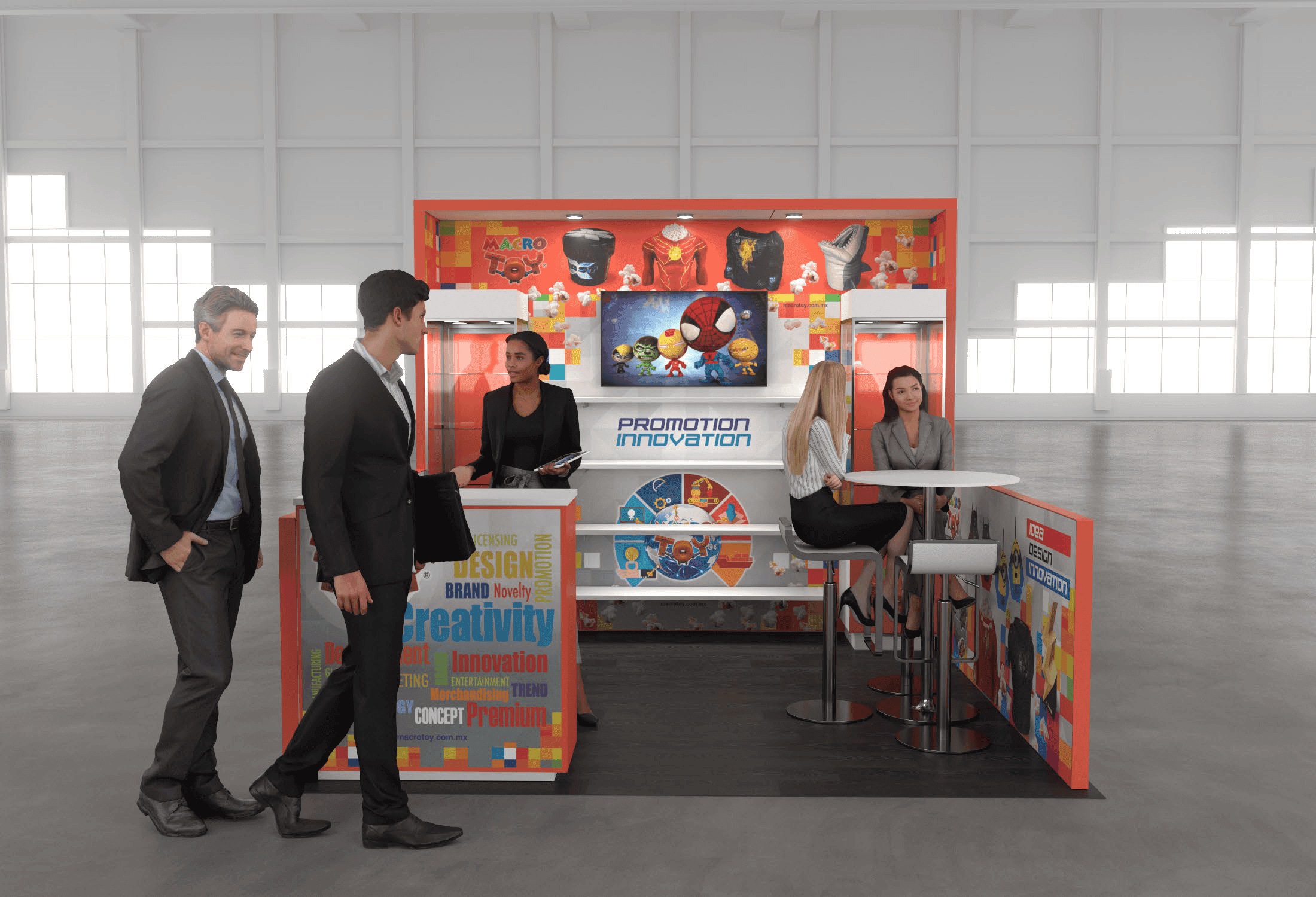 10 x 10 Inline Exhibit Rental — Coverings, Orlando