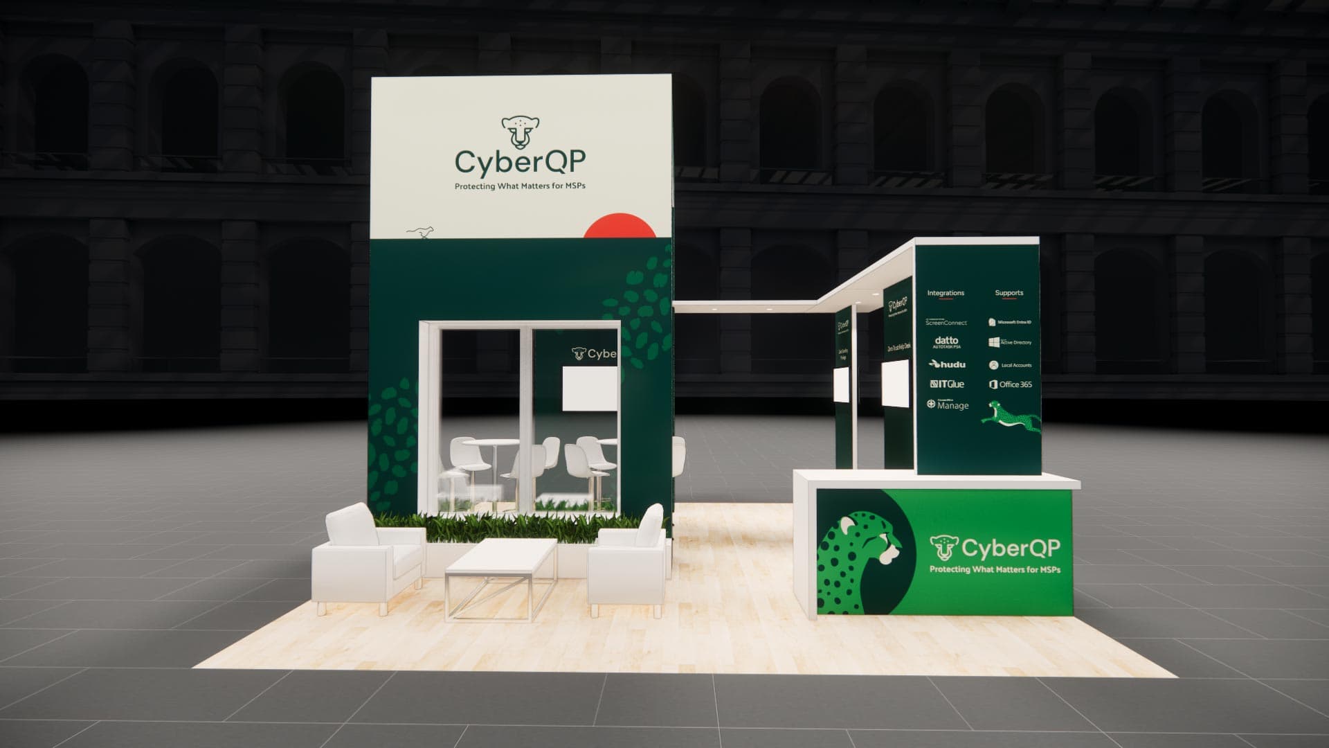 20 x 20 Island Exhibit Rental — InfoComm, Las Vegas