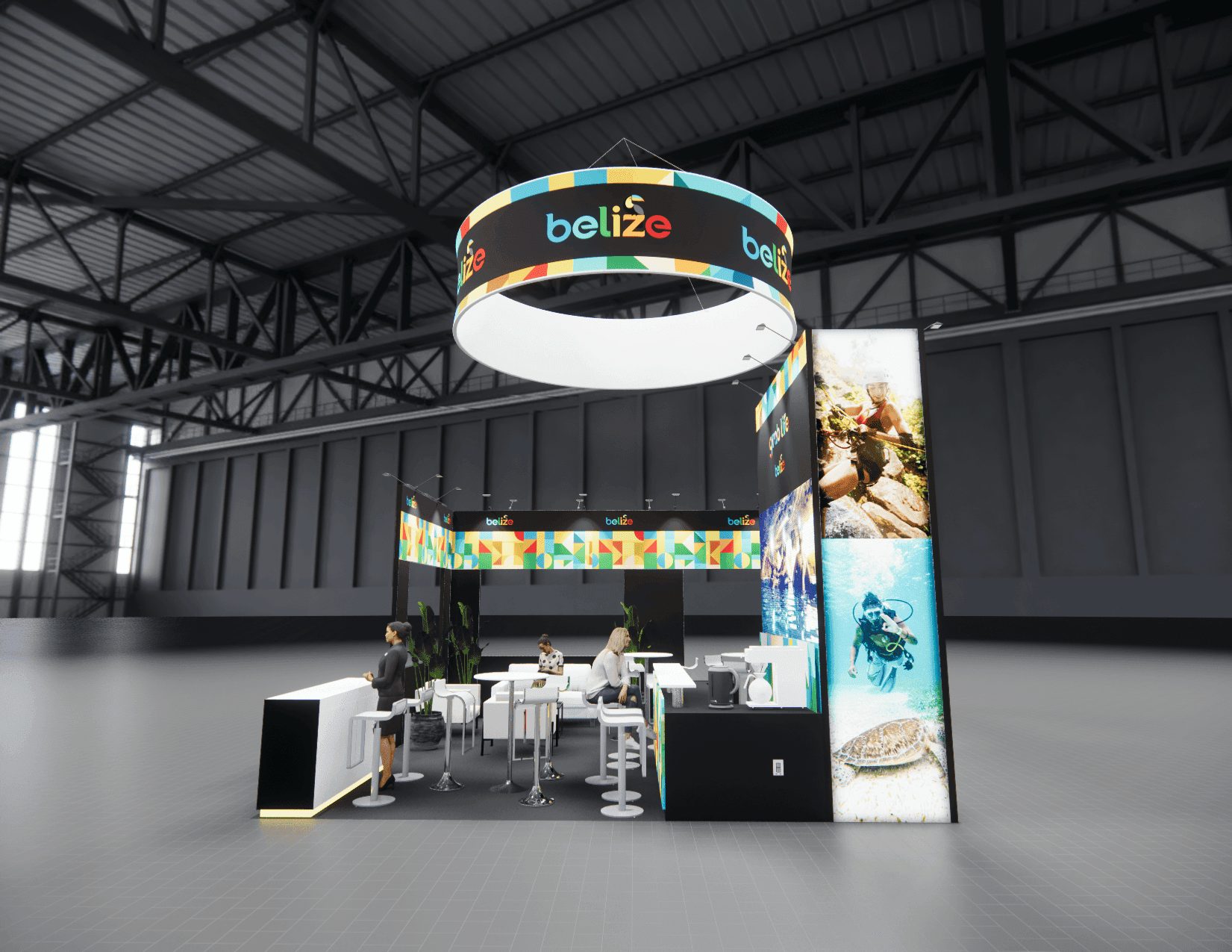 20 x 20 LED Exhibit Rental — IAAPA Expo, Orlando