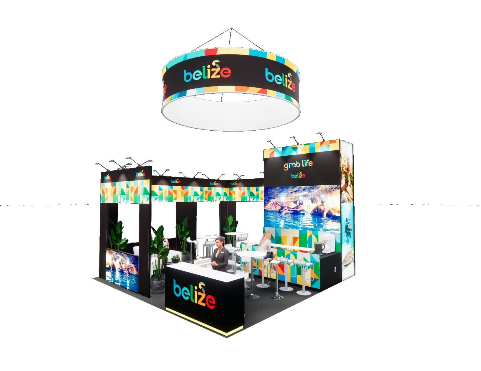 20 x 20 Island Exhibit Rental — MODEX, Atlanta