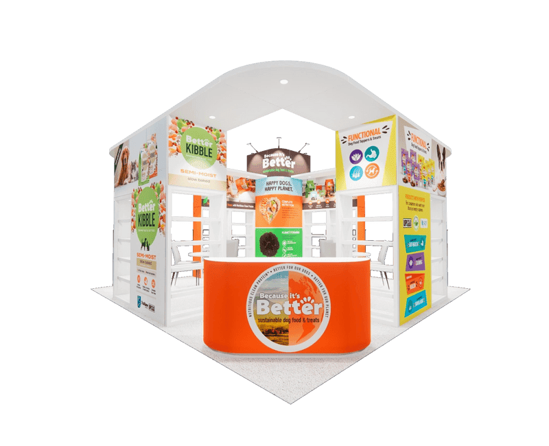 20 x 20 Island Exhibit Rental — InfoComm, Las Vegas
