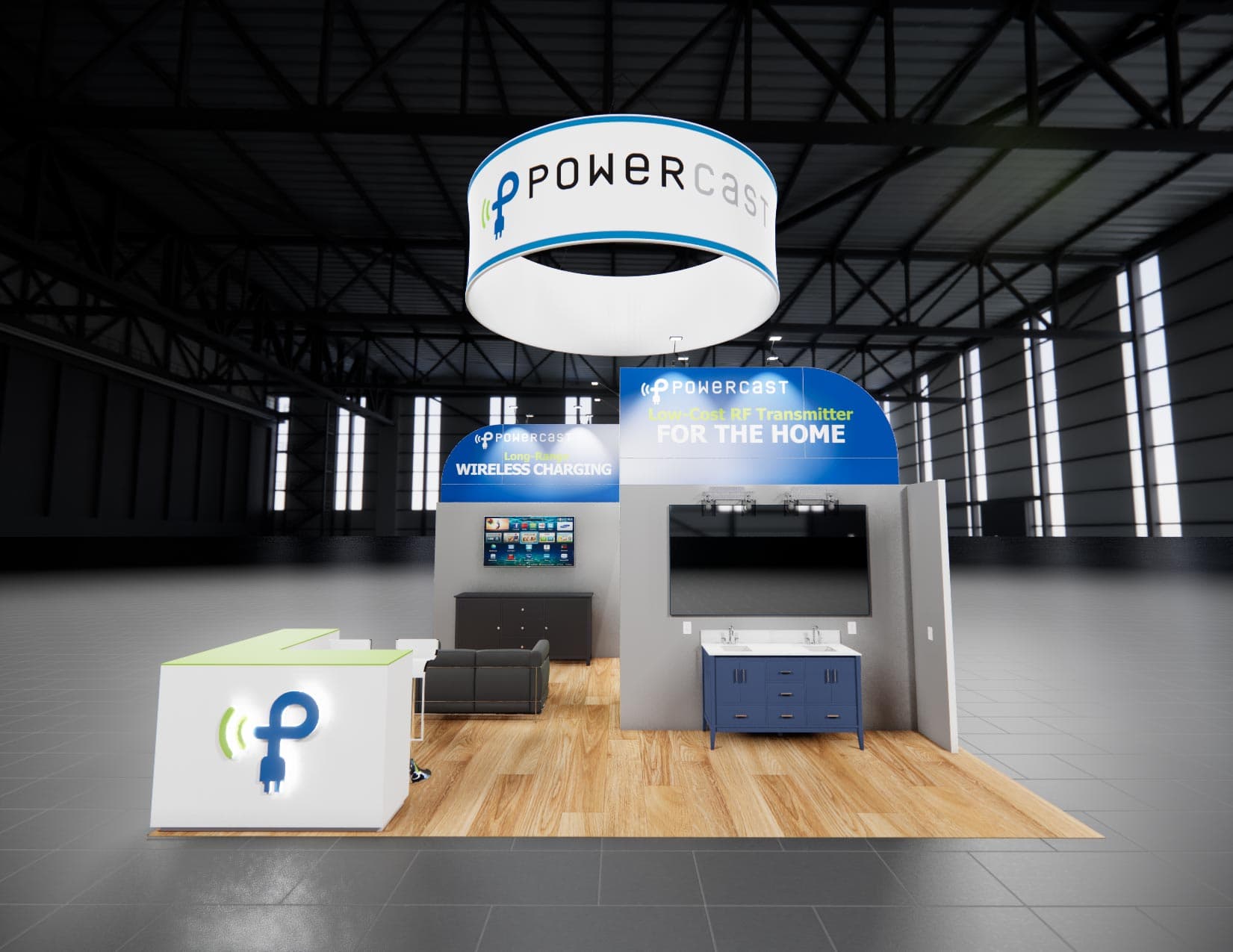 20 x 20 Island Exhibit Rental — InfoComm, Las Vegas