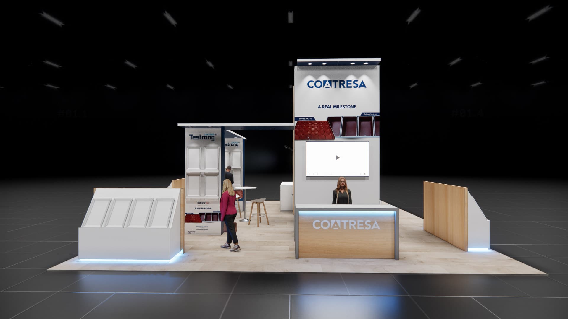 30 x 30 Island Exhibit Rental — CES, Las Vegas