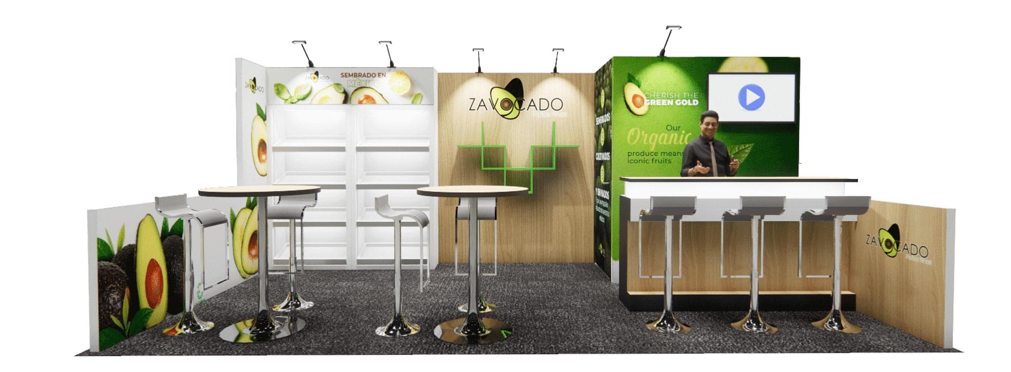 10 x 20 Inline Exhibit Rental — KBIS, Orlando
