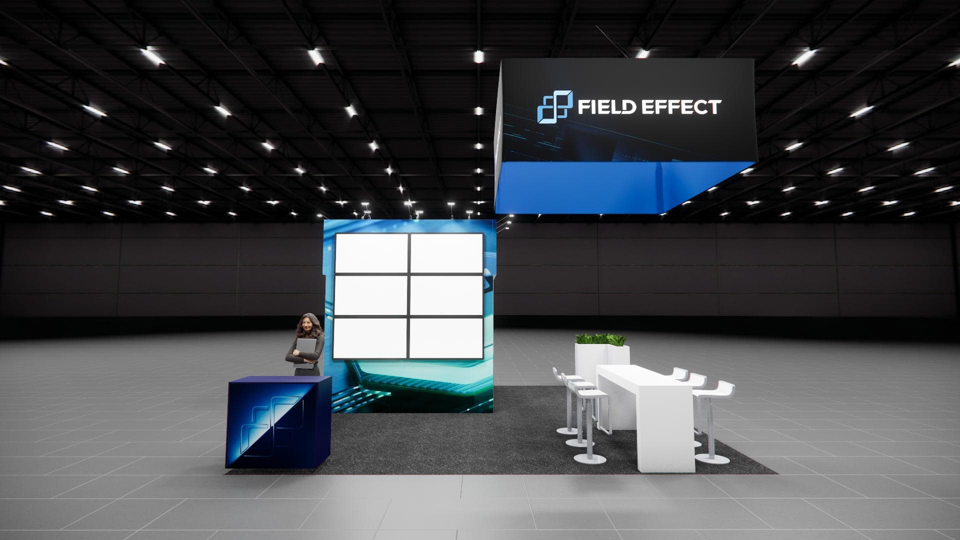 20 x 20 Island Exhibit Rental — CES, Las Vegas