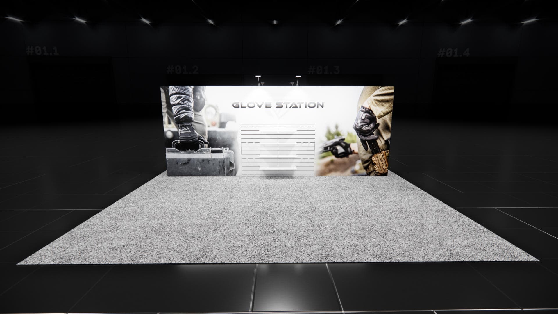 20 x 20 Island Exhibit Rental — InfoComm, Las Vegas