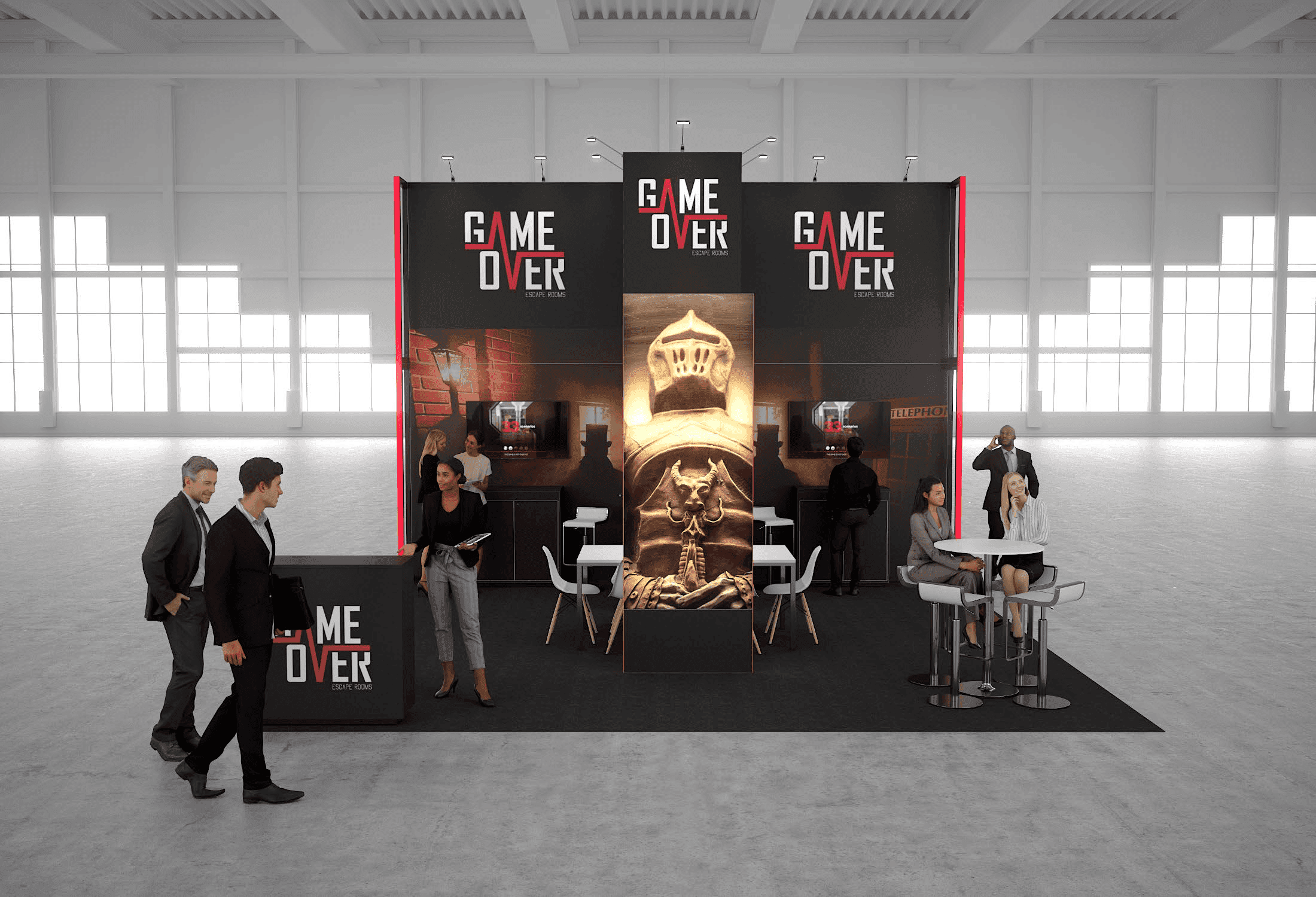 20 x 20 Island Exhibit Rental — InfoComm, Las Vegas