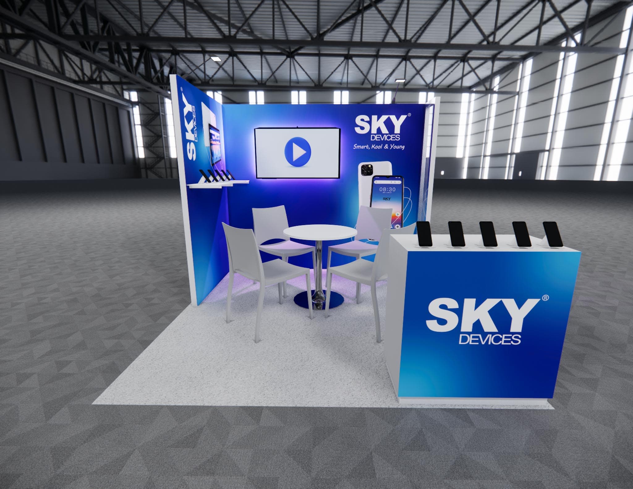 10 x 10 Inline Exhibit Rental — HIMSS, Las Vegas