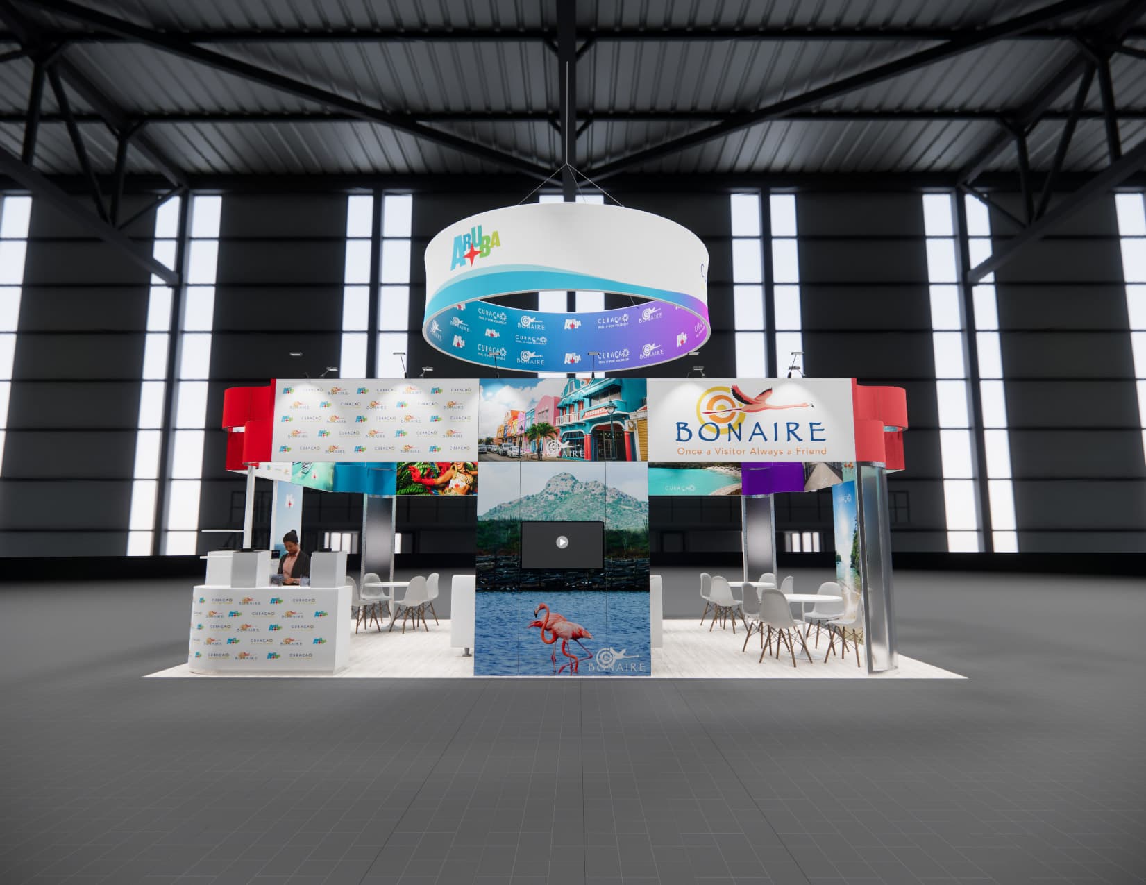 20 x 30 Island Exhibit Rental — PACK EXPO Las Vegas, Las Vegas