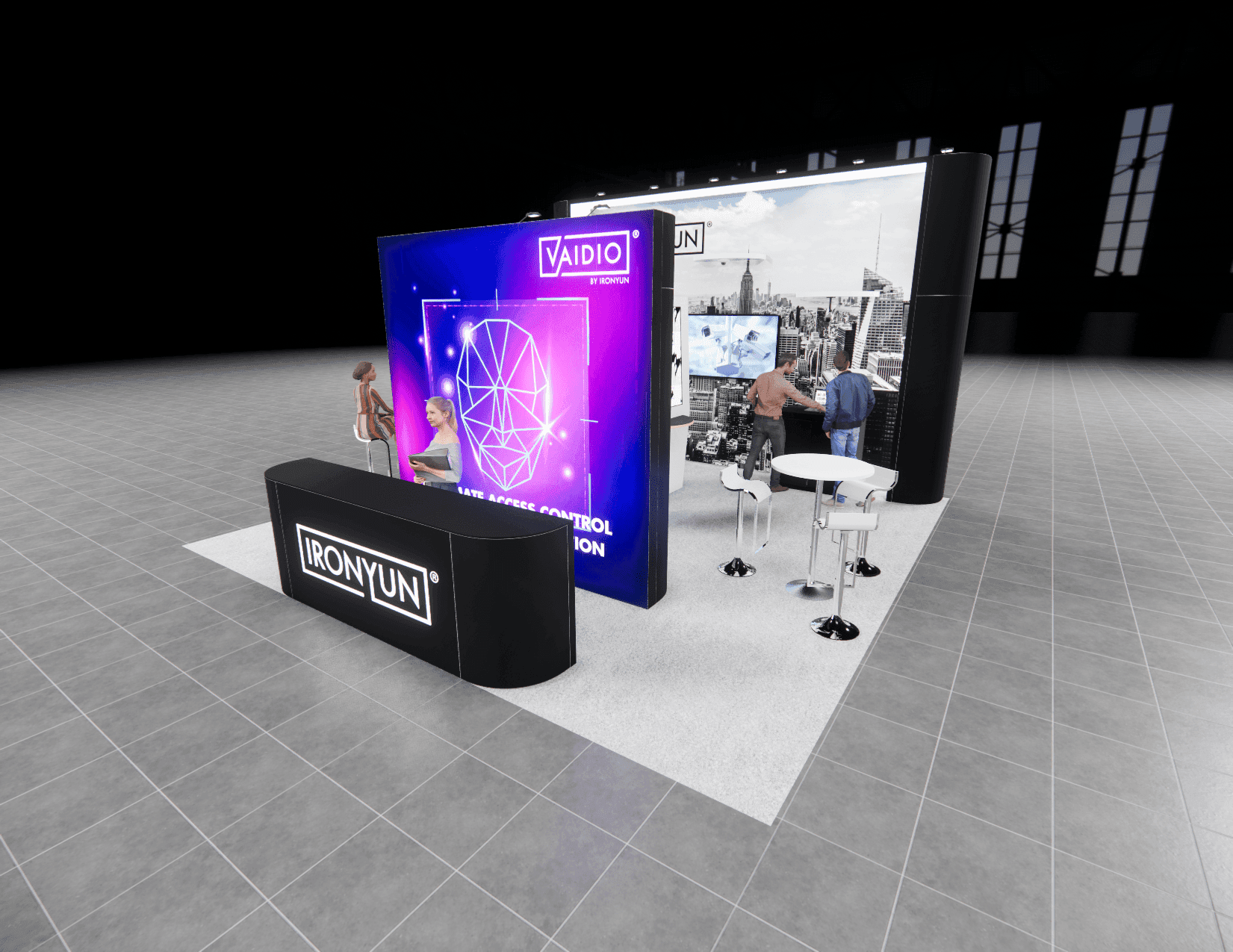 20 x 20 Island Exhibit Rental — InfoComm, Las Vegas